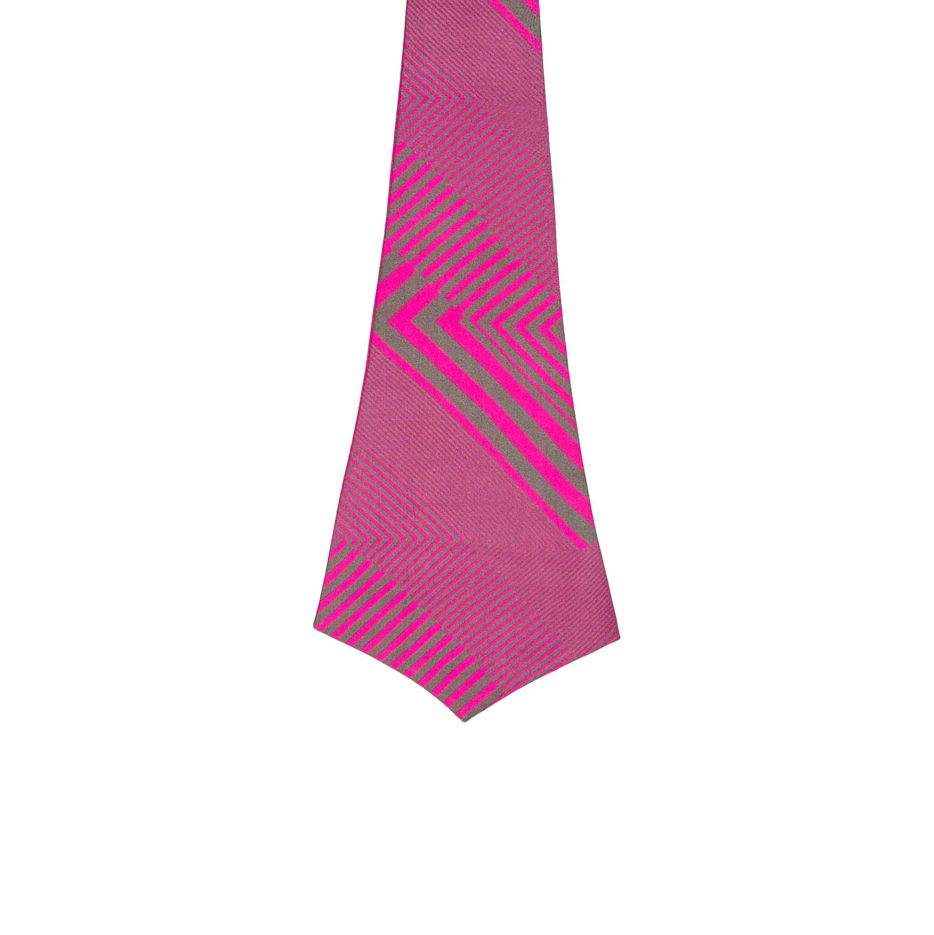 Chokore Chokore Striped Silk Cravat (Magenta) Chokore Striped Silk Cravat (Magenta) 