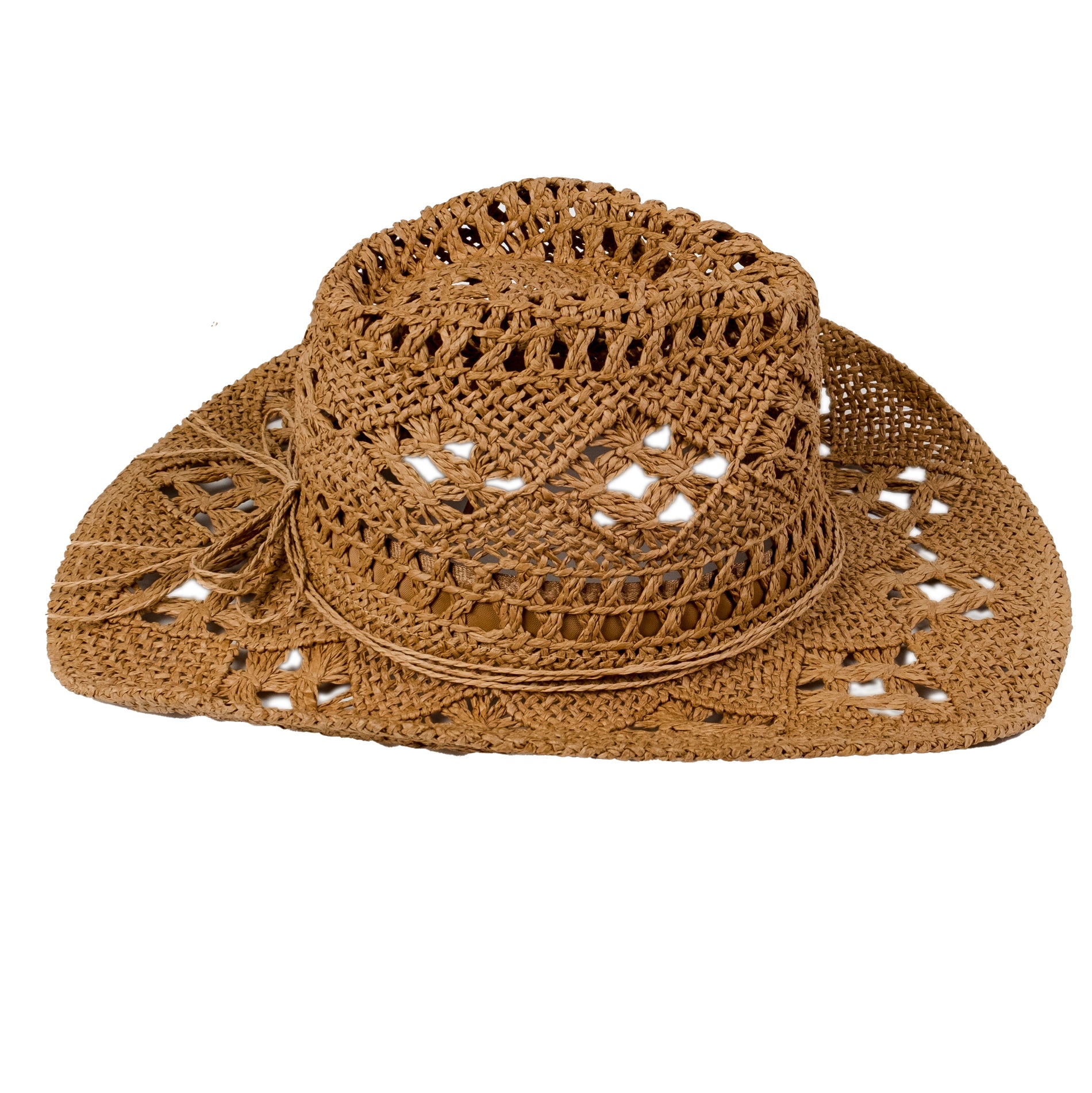 Chokore Chokore Handcrafted Straw Cowboy Hat (Khaki) Chokore Handcrafted Straw Cowboy Hat (Khaki) 