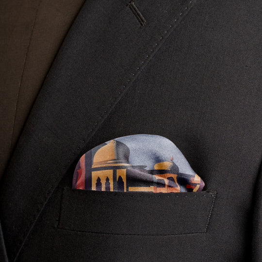 Chokore Lucknow Musings Pocket Square From Chokore Arte Collection Lucknow Musings Pocket Square From Chokore Arte Collection 