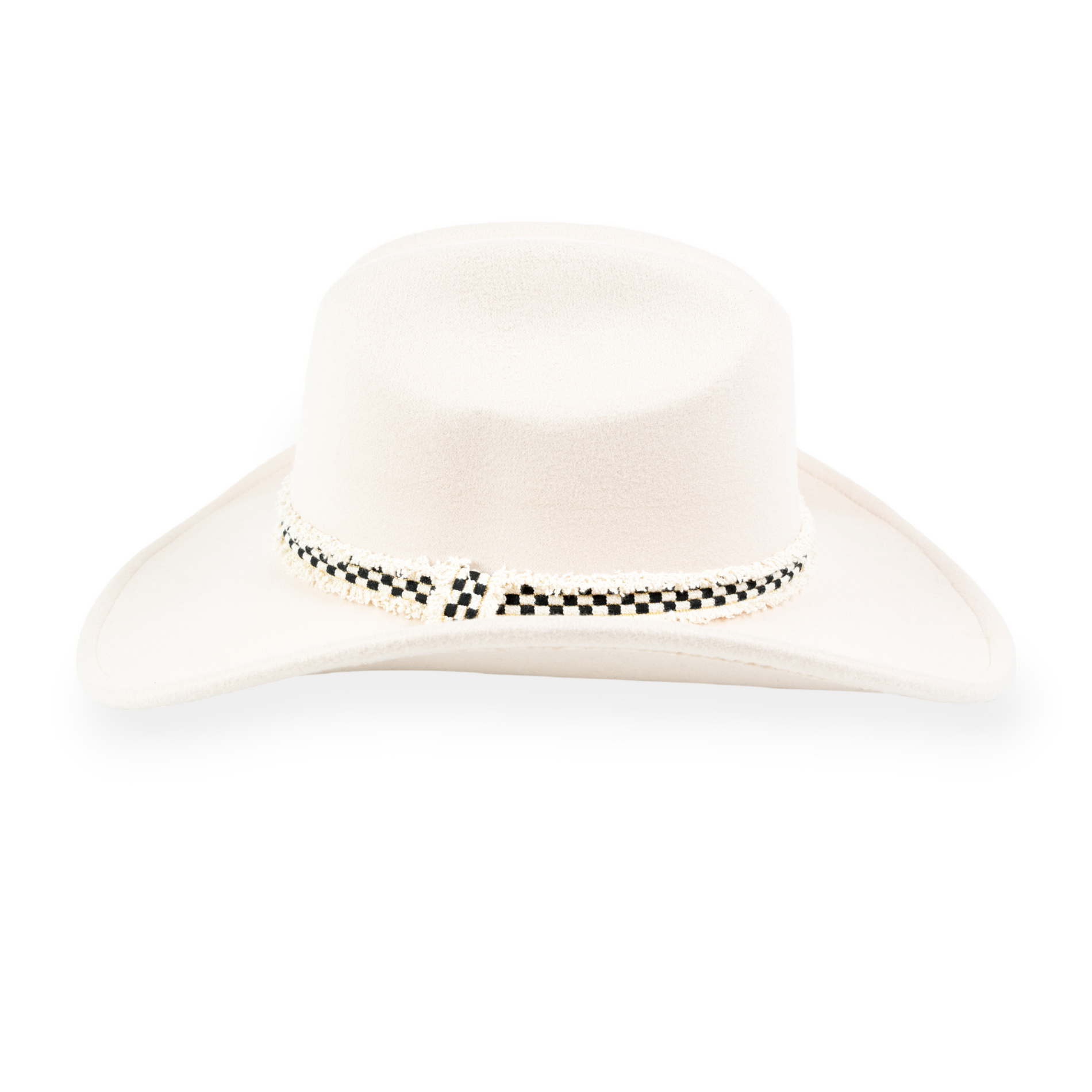 Chokore Chokore Rolled Brim Cowboy Hat with Ribbon (Beige) Chokore Rolled Brim Cowboy Hat with Ribbon (Beige) 