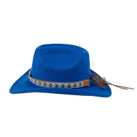 Chokore Chokore Ethnic Tibetan Cowboy Hat (Blue)