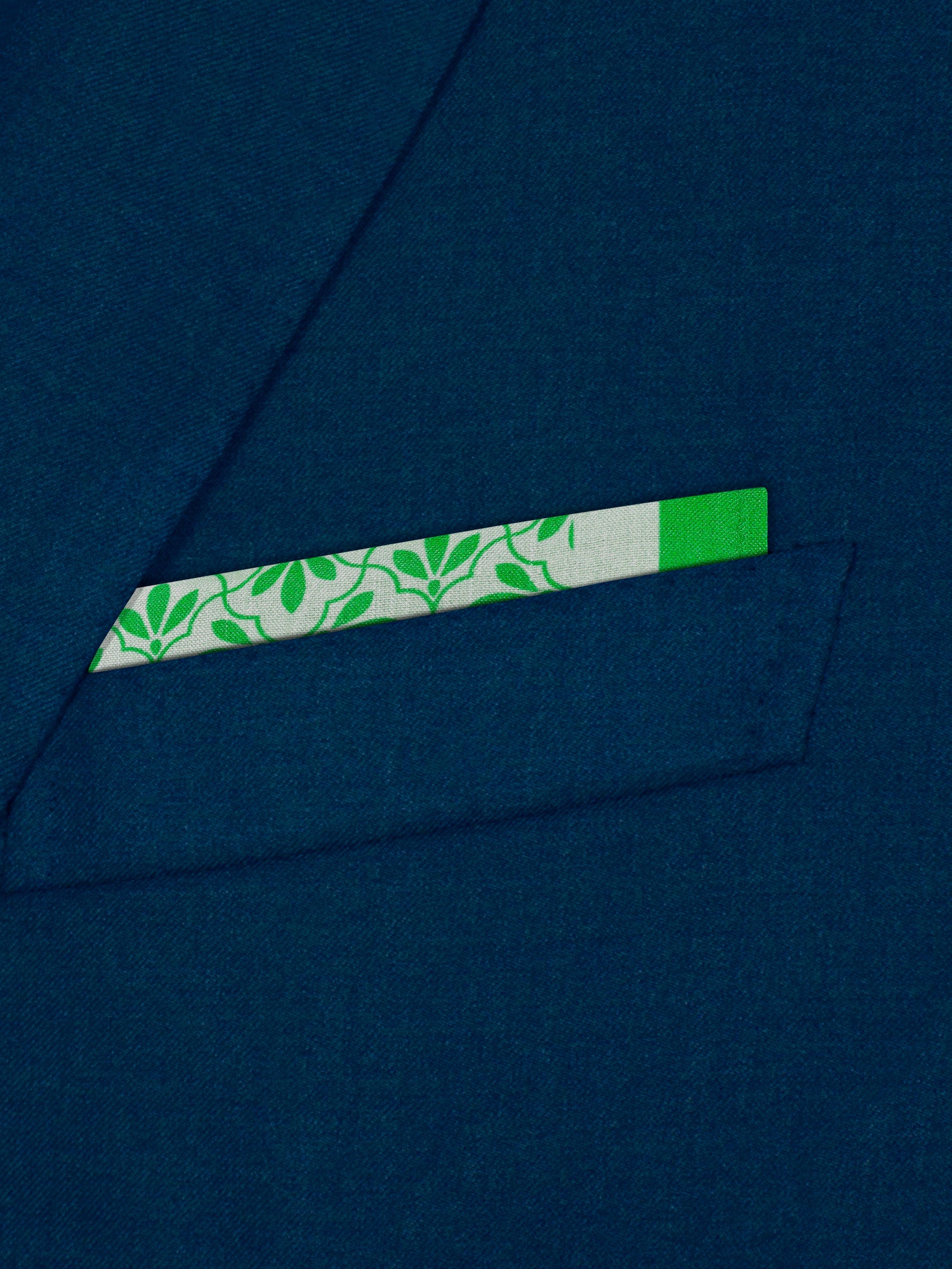 Chokore Jaali Good (Green) - Pocket Square Jaali Good (Green) - Pocket Square 