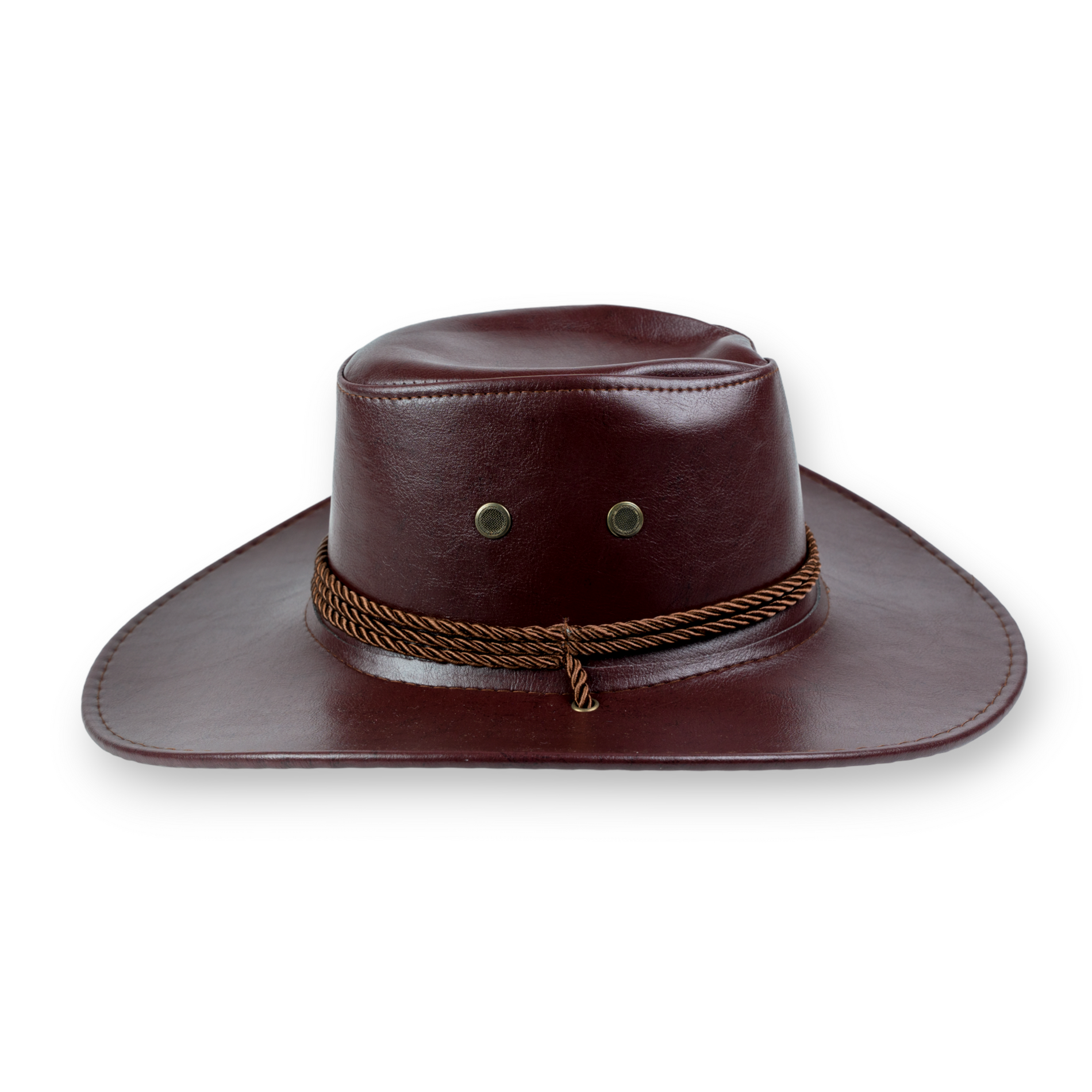 Chokore Chokore PU Leather Cowboy Hat (Chocolate Brown) Chokore PU Leather Cowboy Hat (Chocolate Brown) 