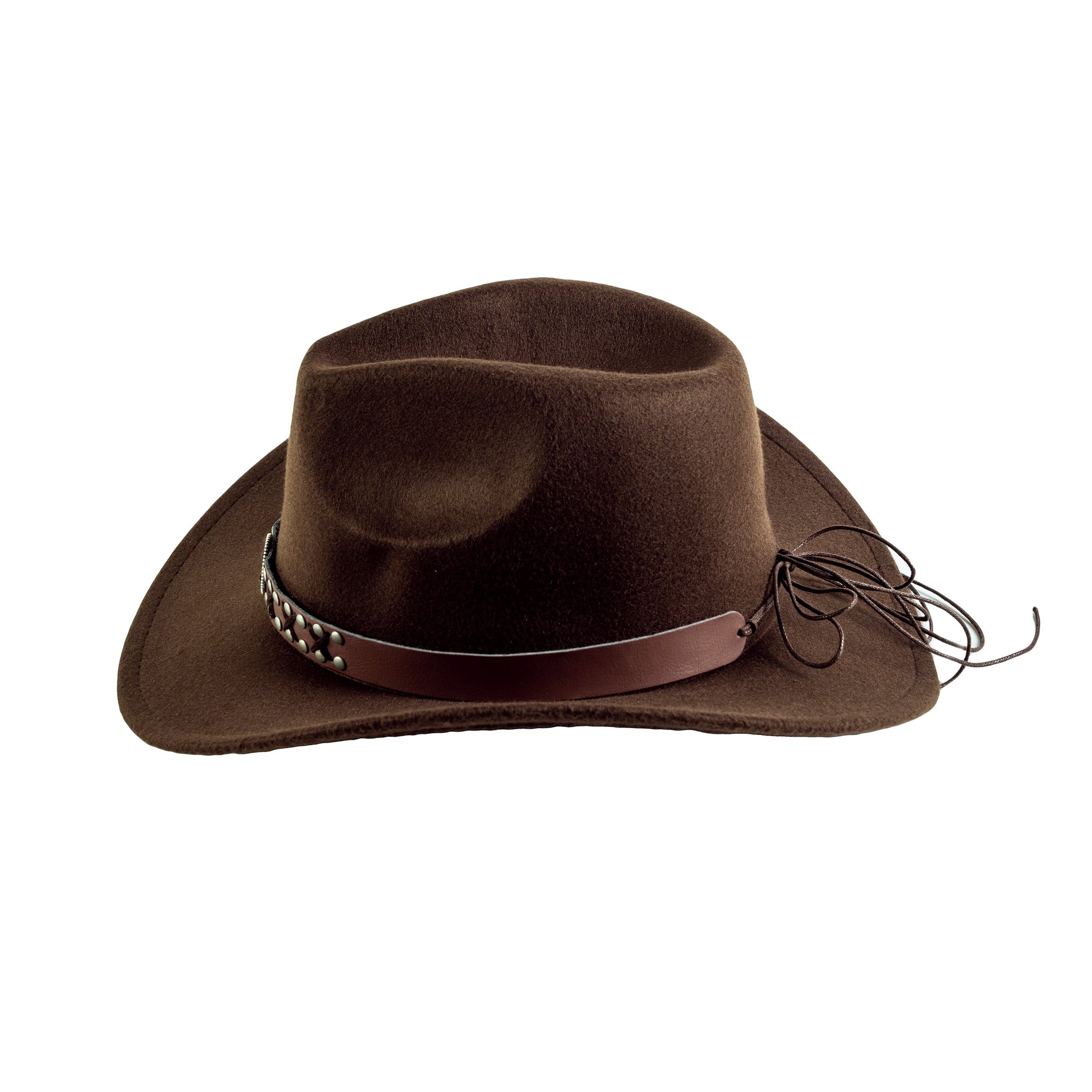 Chokore Chokore Cowboy Hat with Vegan Leather Embellished Belt (Chocolate Brown) Chokore Cowboy Hat with Vegan Leather Embellished Belt (Chocolate Brown) 