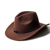 Chokore Chokore Cowboy Hat with Belt Band (Brown)