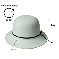 Chokore Chokore Trendy Cloche Hat (White)