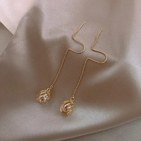 Chokore Chokore Thread and Needle Earrings