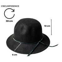 Chokore Chokore Trendy Cloche Hat (Black)