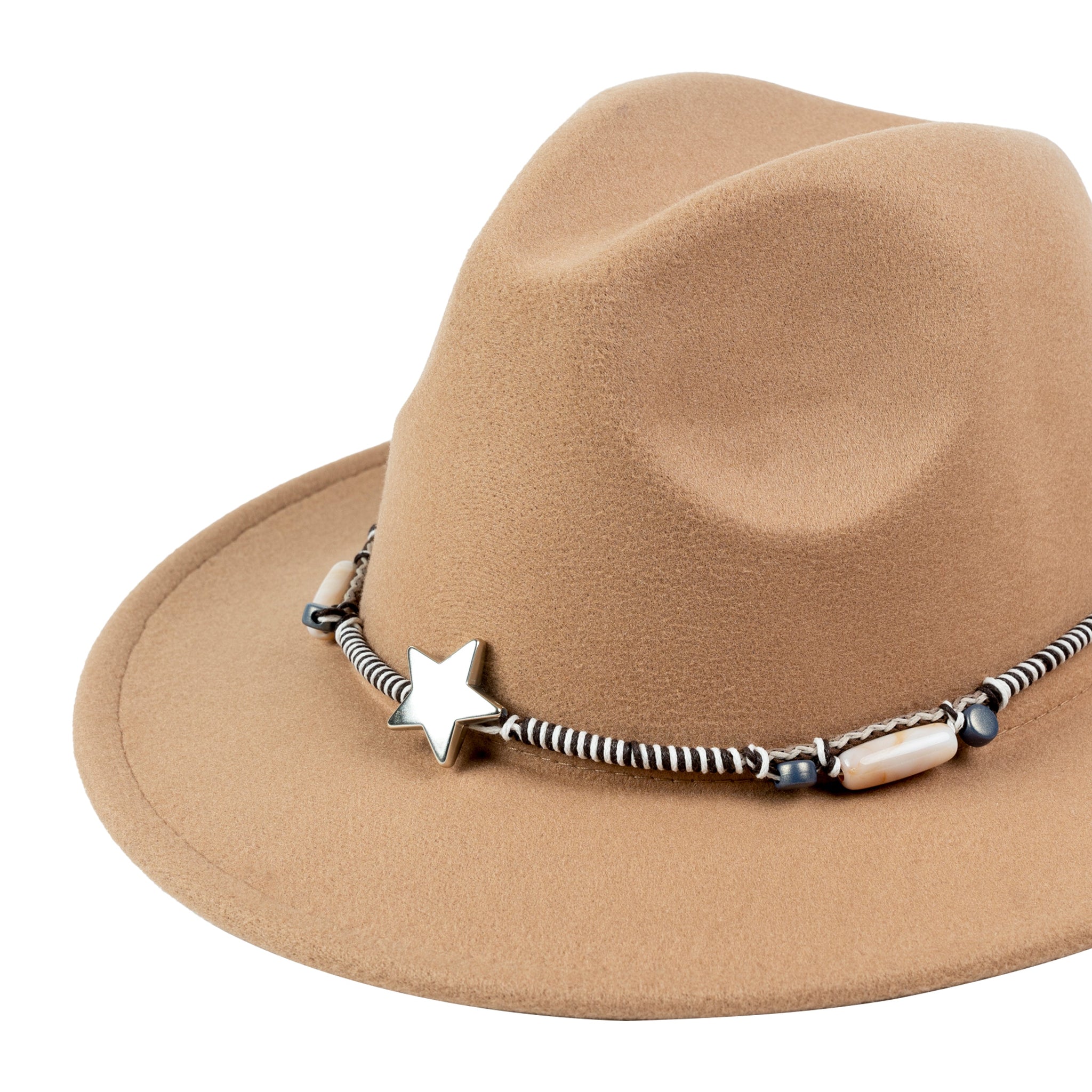 Chokore Starry Fedora Hat (Khaki)