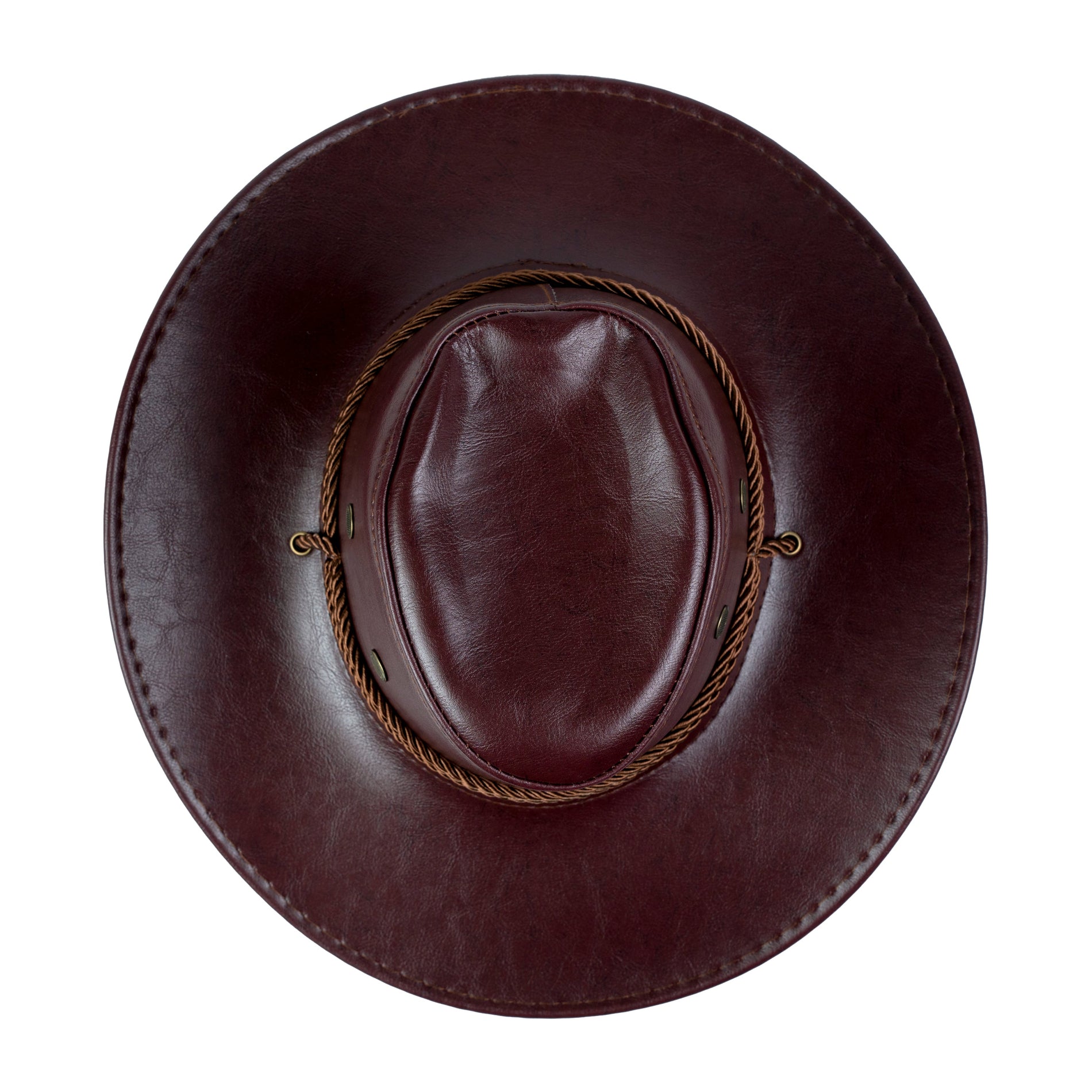 Chokore Chokore PU Leather Cowboy Hat (Chocolate Brown) Chokore PU Leather Cowboy Hat (Chocolate Brown) 