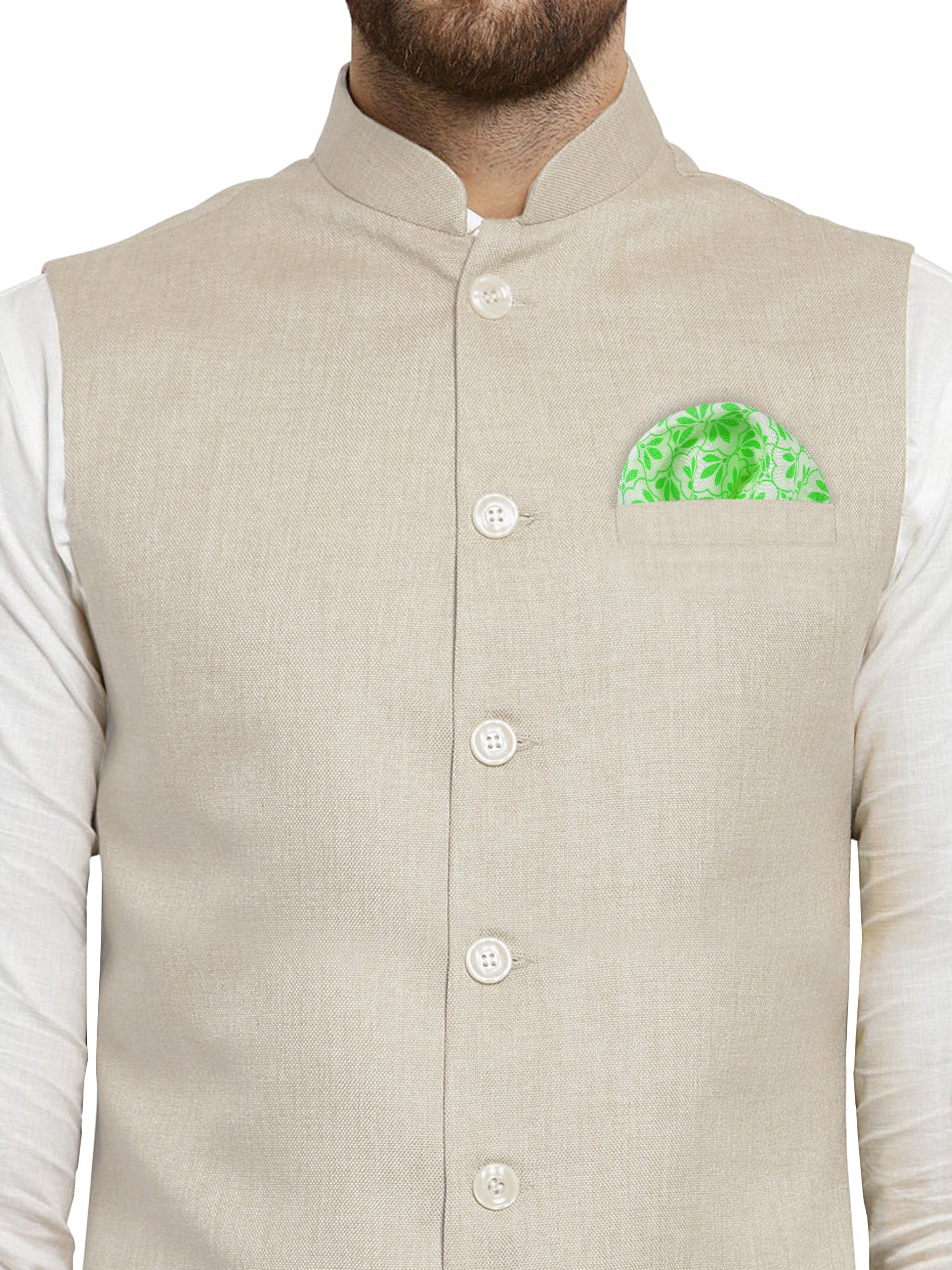 Chokore Jaali Good (Green) - Pocket Square Jaali Good (Green) - Pocket Square 