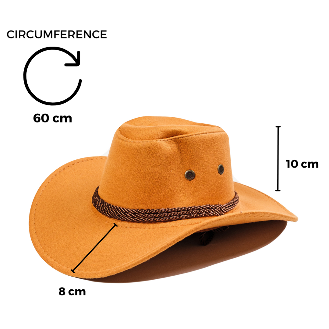 Chokore Chokore Suede Cowboy Hat (Camel) Chokore Suede Cowboy Hat (Camel) 