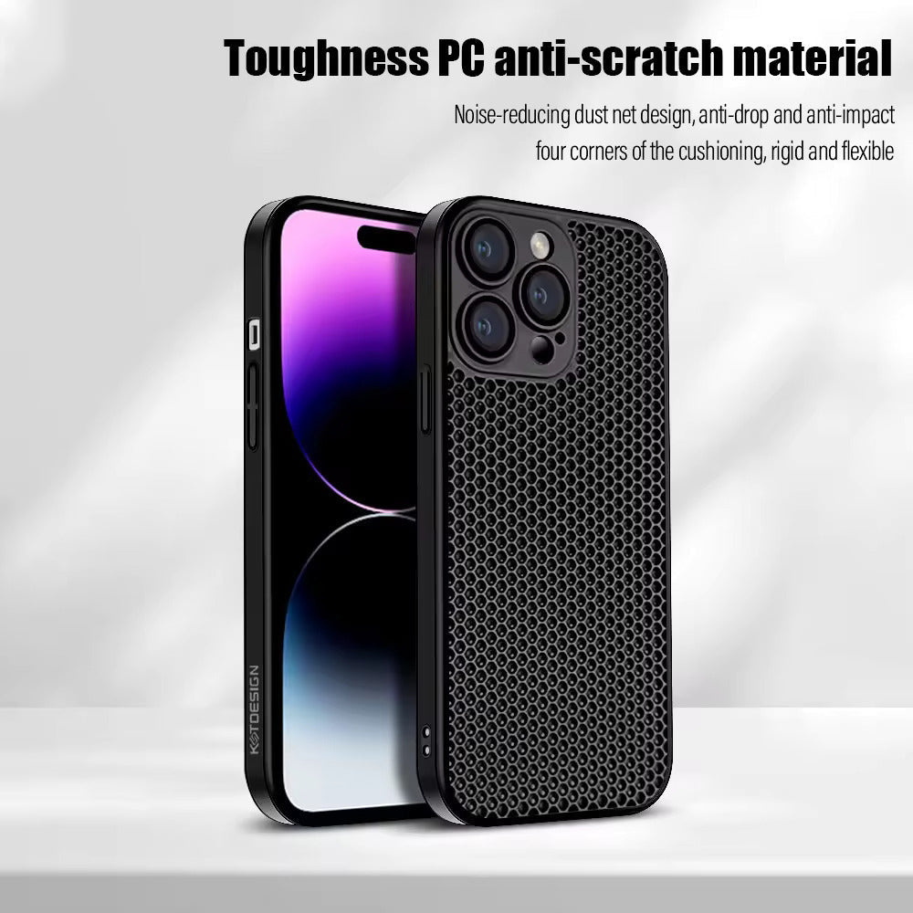 Chokore Honeycomb Design Protective Mobile Cover (Black)