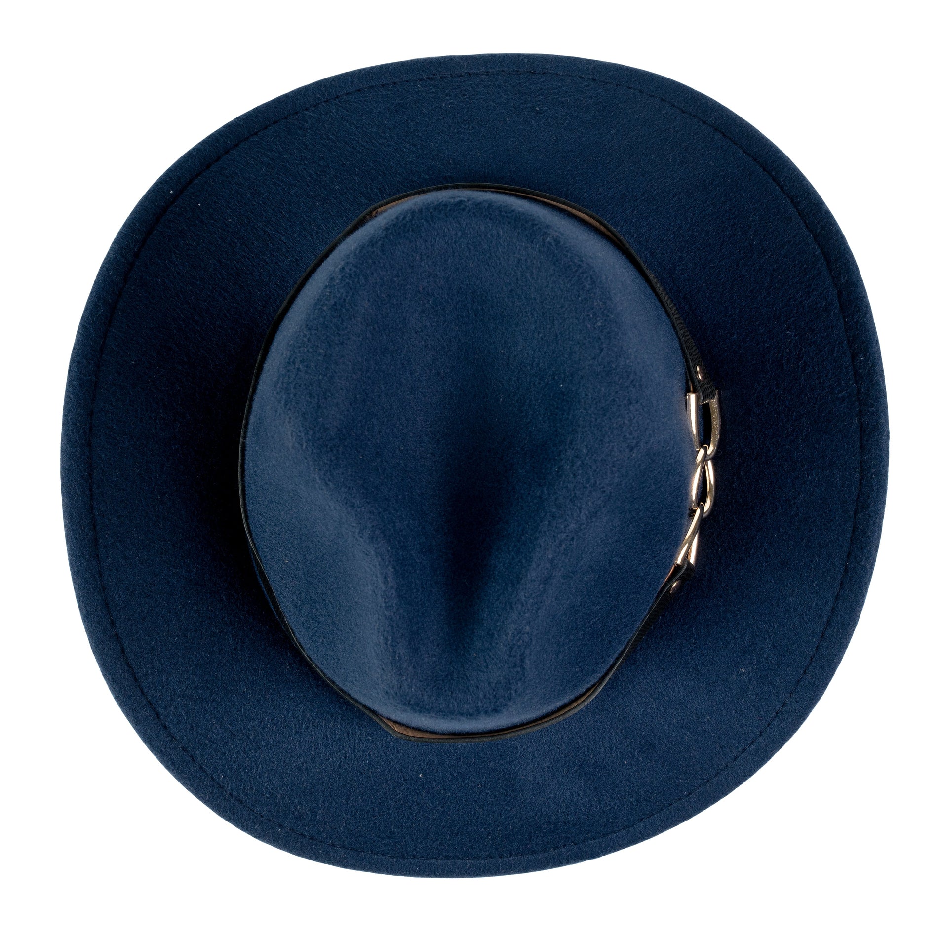 Chokore Chokore Cowboy Hat with Silver Buckle & Belt (Navy Blue) Chokore Cowboy Hat with Silver Buckle & Belt (Navy Blue) 