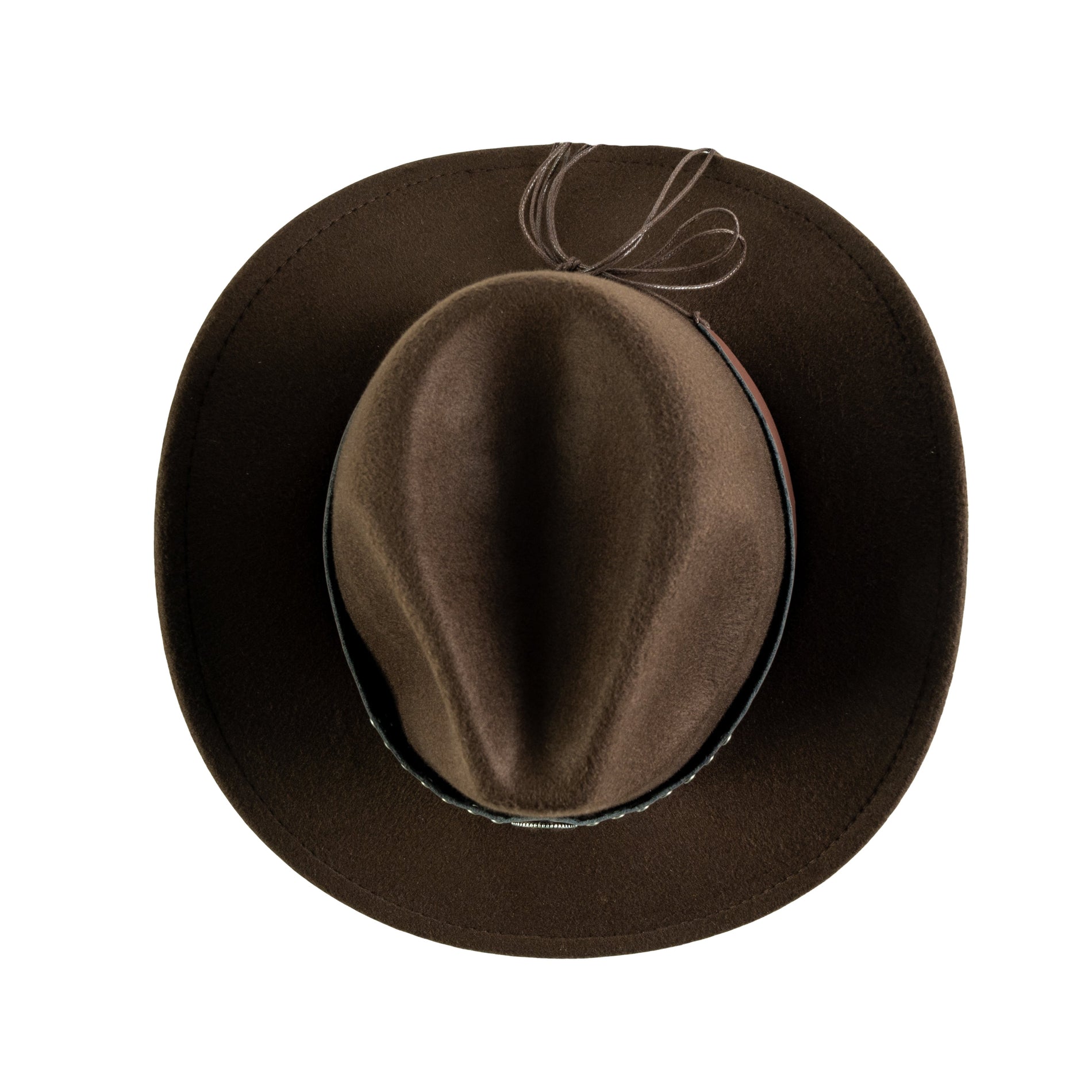 Chokore Chokore Cowboy Hat with Vegan Leather Embellished Belt (Chocolate Brown) Chokore Cowboy Hat with Vegan Leather Embellished Belt (Chocolate Brown) 