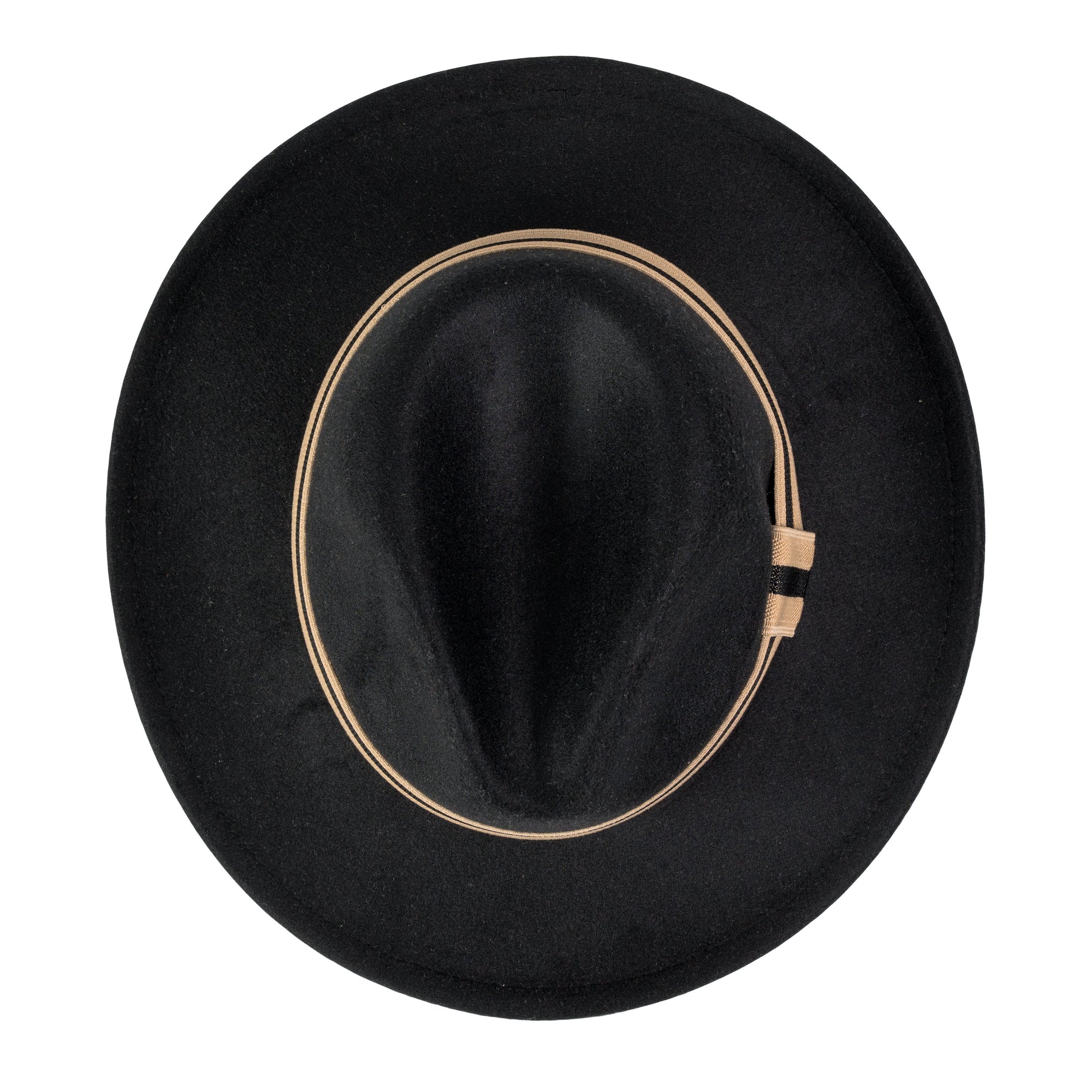 Chokore Chokore Pinched Crown Fedora Hat with Elastic Band (Black) Chokore Pinched Crown Fedora Hat with Elastic Band (Black) 