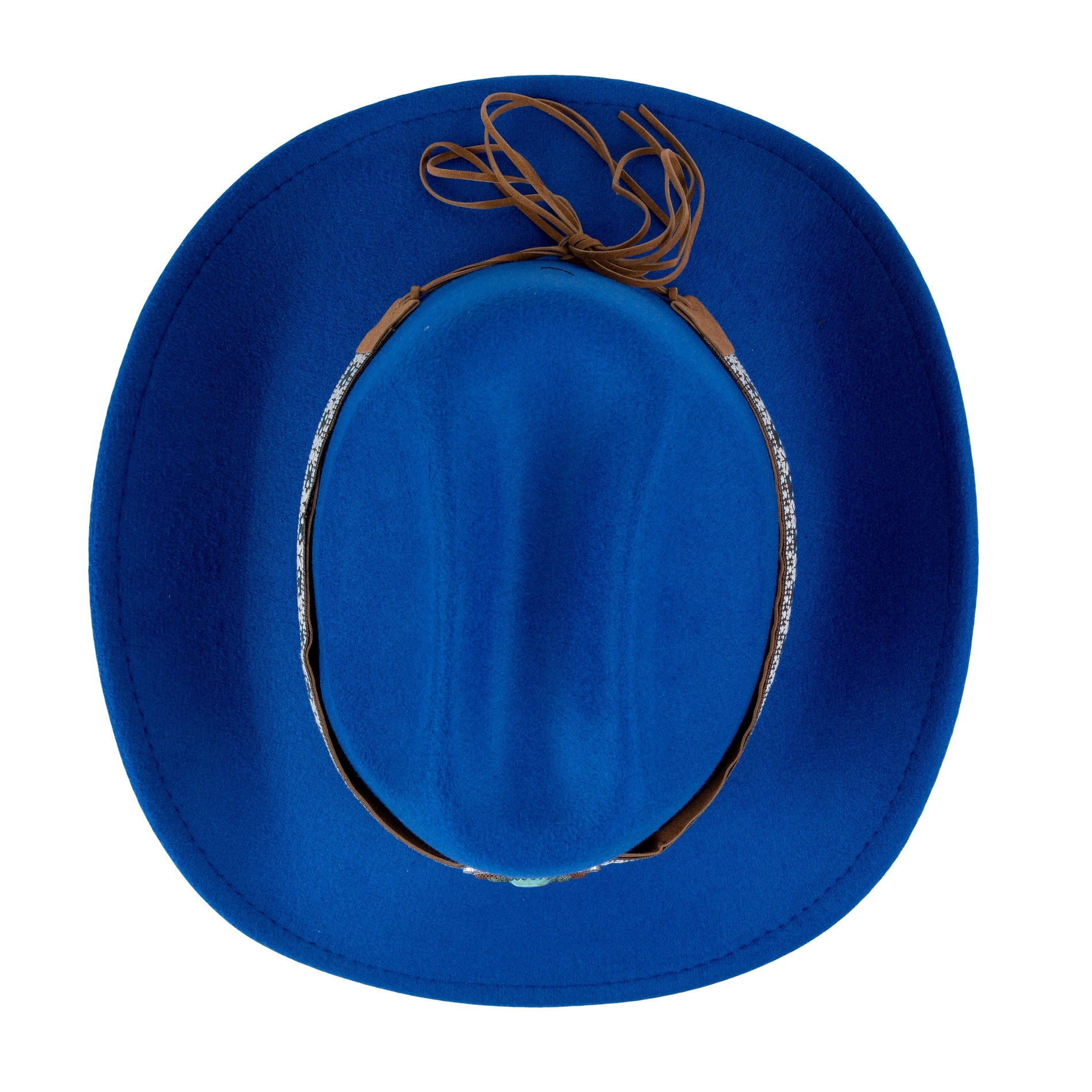 Chokore Chokore Ethnic Tibetan Cowboy Hat (Blue) Chokore Ethnic Tibetan Cowboy Hat (Blue) 