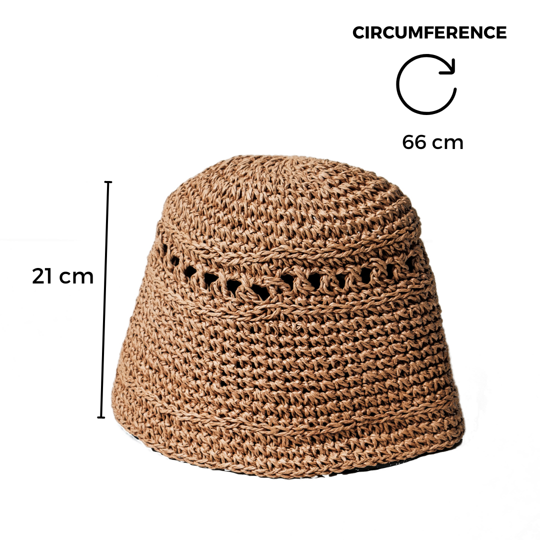 Chokore  Chokore Crochet Cloche Hat (Brown) 