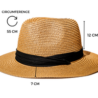 Chokore Chokore Summer Straw Hat (Light Brown)