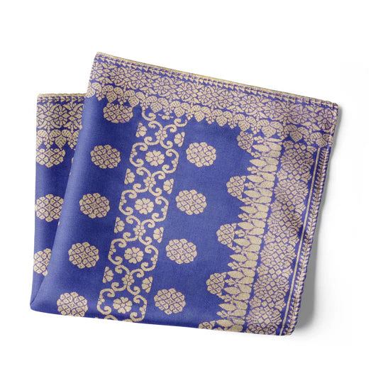 Chokore  Benares (Blue) - Pocket Square 