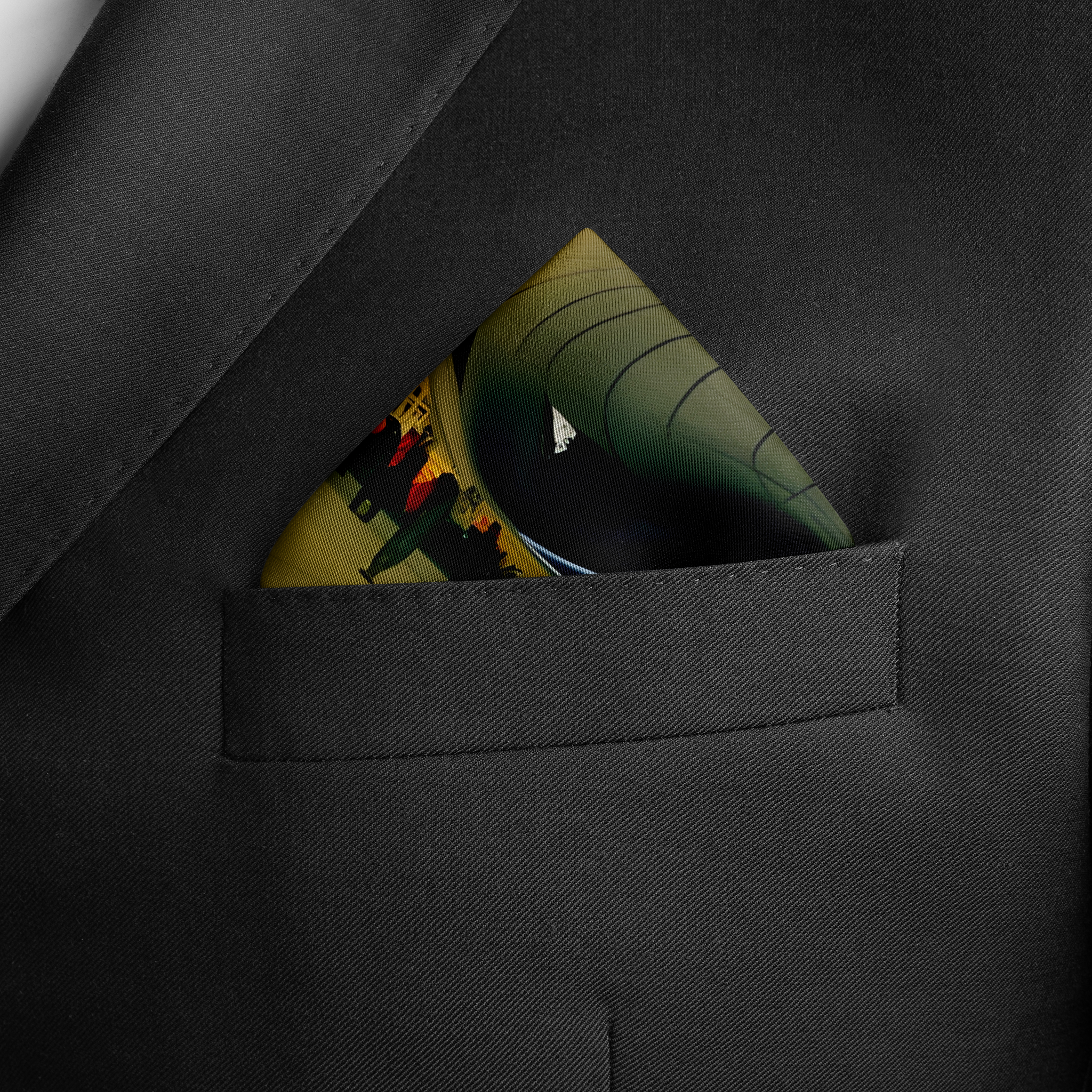 Chicago Cloud Gate Pocket Square - Chokore Arte