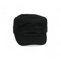 Chokore Chokore Flat Top Cotton Cap (Black)