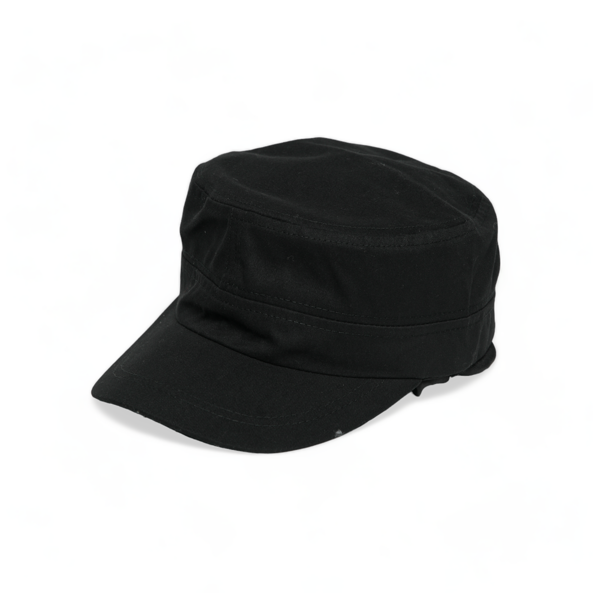 Chokore Chokore Flat Top Cotton Cap (Black) Chokore Flat Top Cotton Cap (Black) 