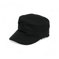 Chokore Chokore Flat Top Cotton Cap (Black)