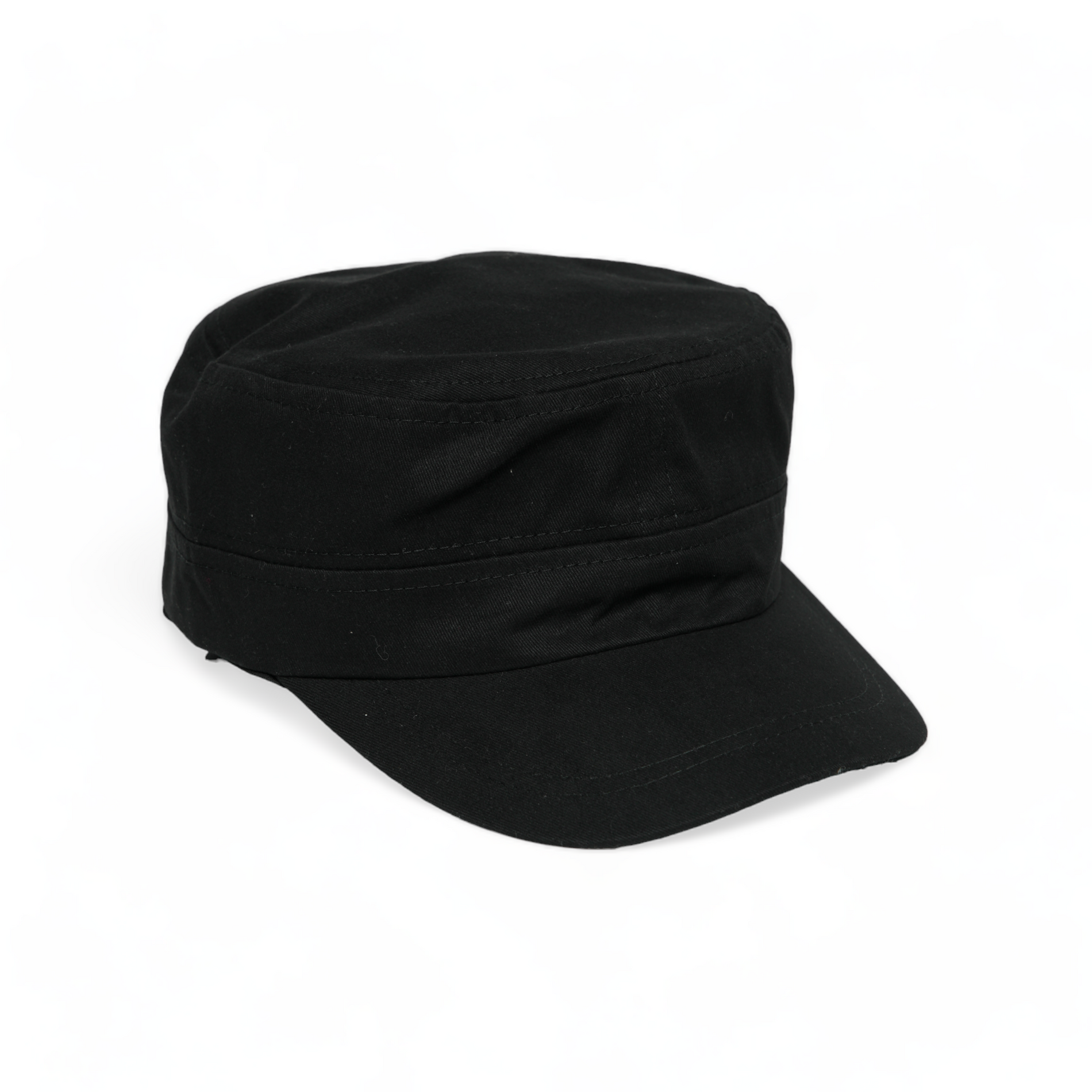 Chokore Chokore Flat Top Cotton Cap (Black) Chokore Flat Top Cotton Cap (Black) 