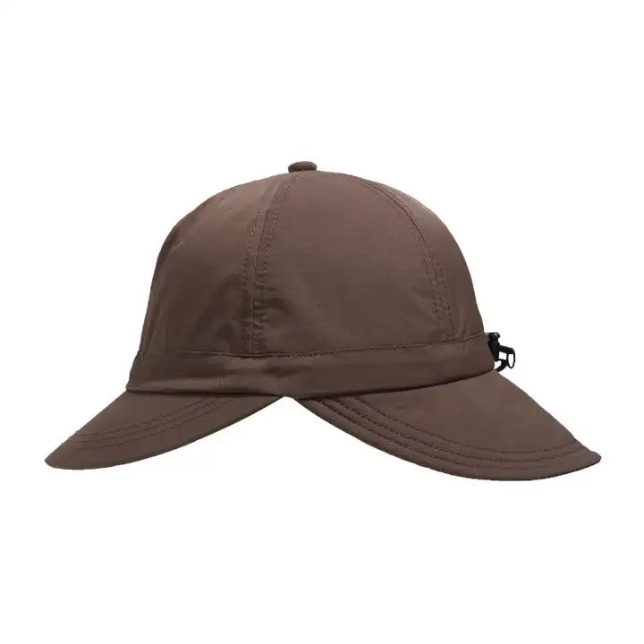 Chokore  Chokore Double Brim Baseball Cap (Brown) 