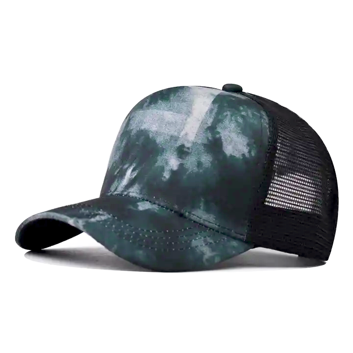 Chokore  Chokore Tie-dyed Mesh Baseball Cap (Teal) 