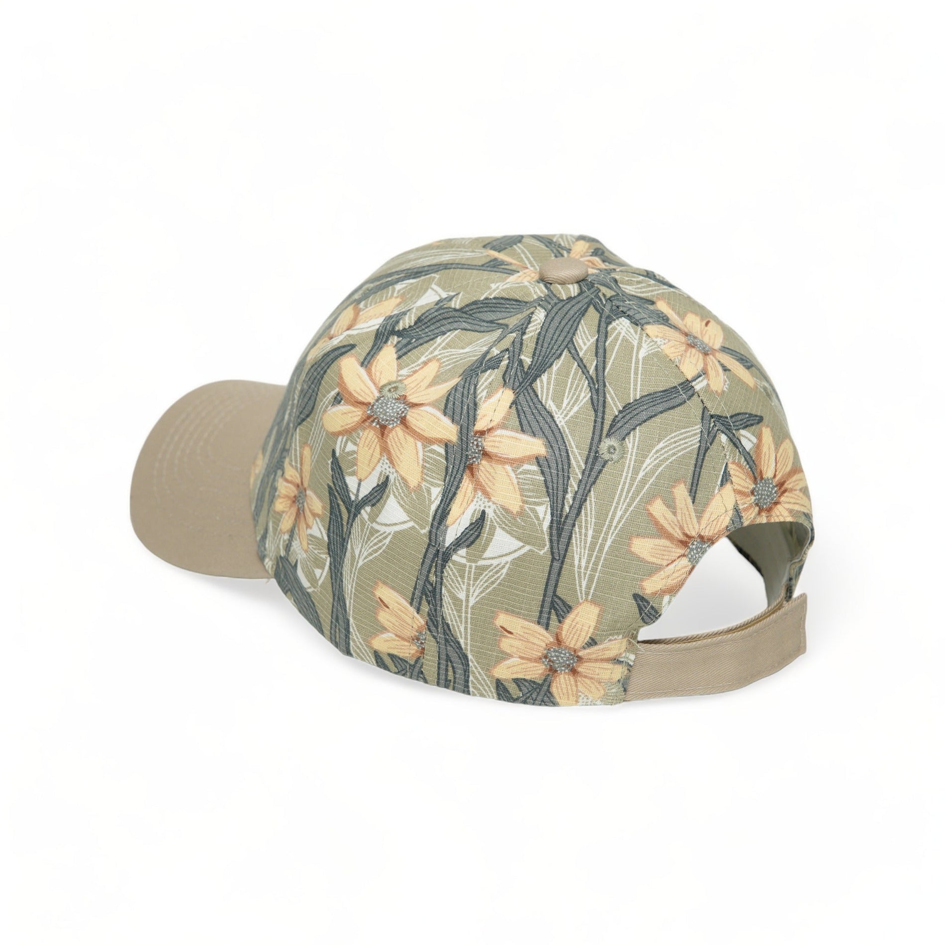 Chokore Chokore Tropical Style Leaf Print Baseball Cap (Olive Green) Chokore Tropical Style Leaf Print Baseball Cap (Olive Green) 