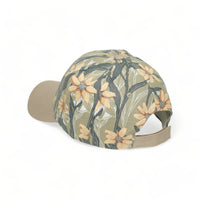 Chokore Chokore Tropical Style Leaf Print Baseball Cap (Olive Green)