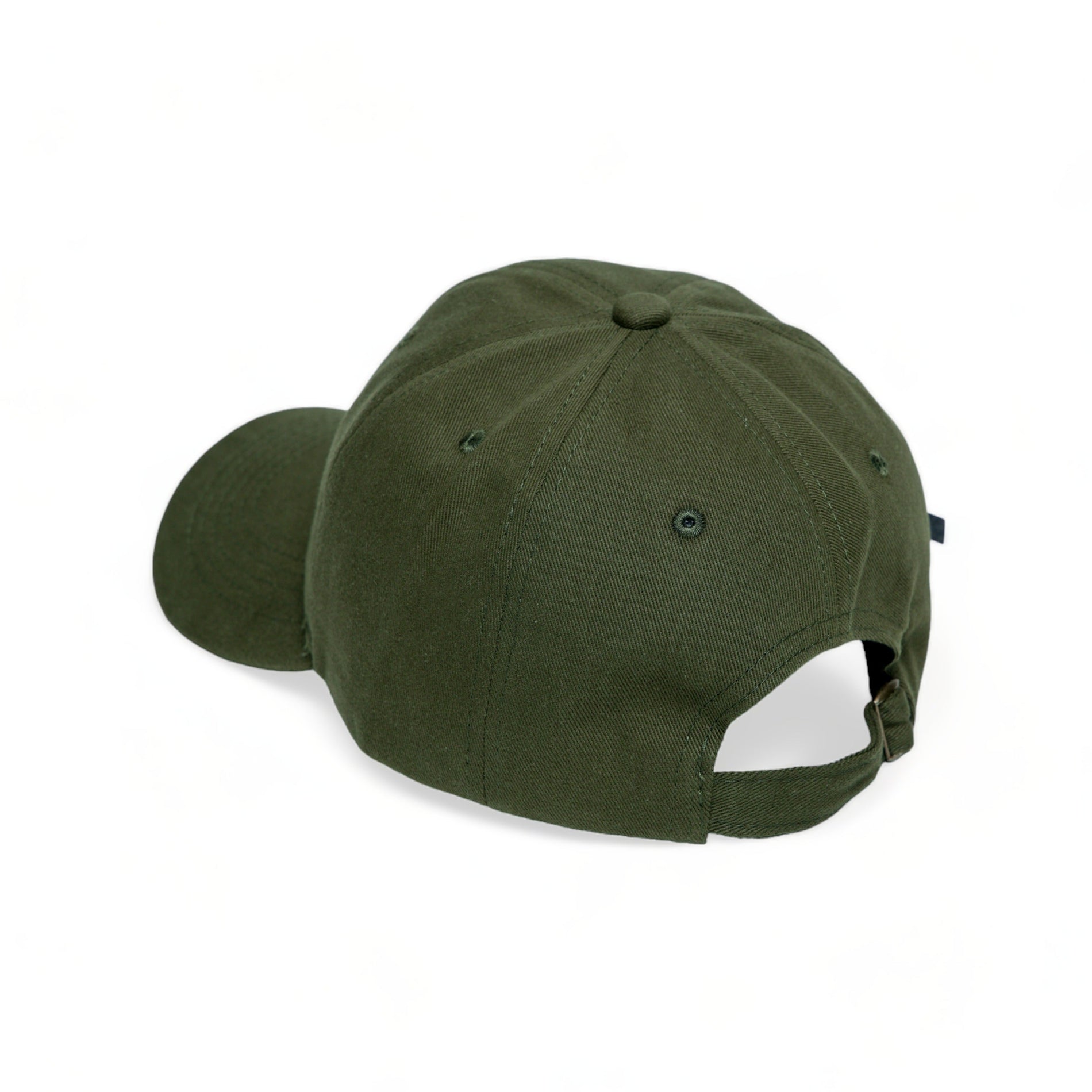 Chokore Chokore Curved Brim Leather Label Baseball Cap (Army Green) Chokore Curved Brim Leather Label Baseball Cap (Army Green) 