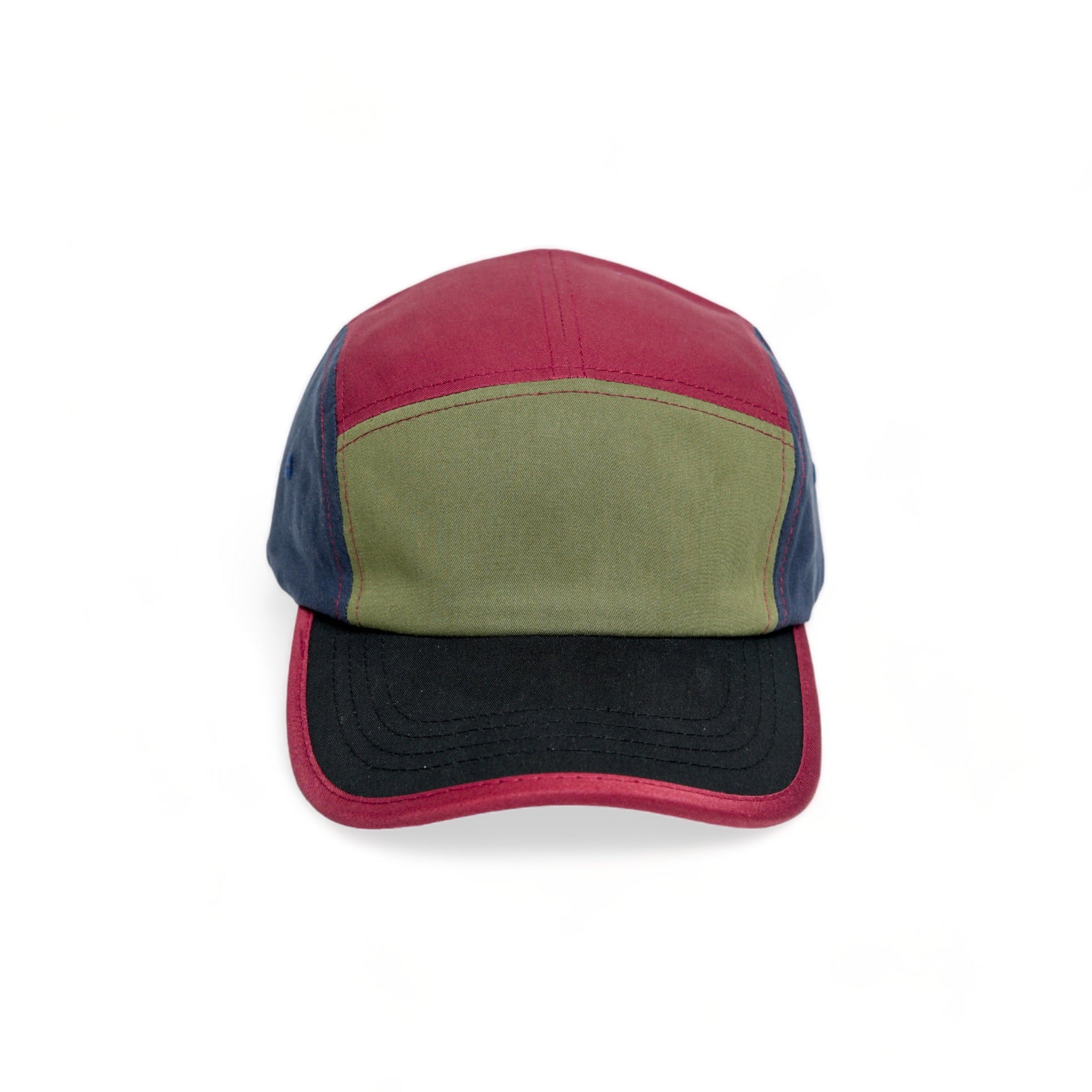 Chokore  Chokore Colorblock Retro Sports Cap (Black & Red) 