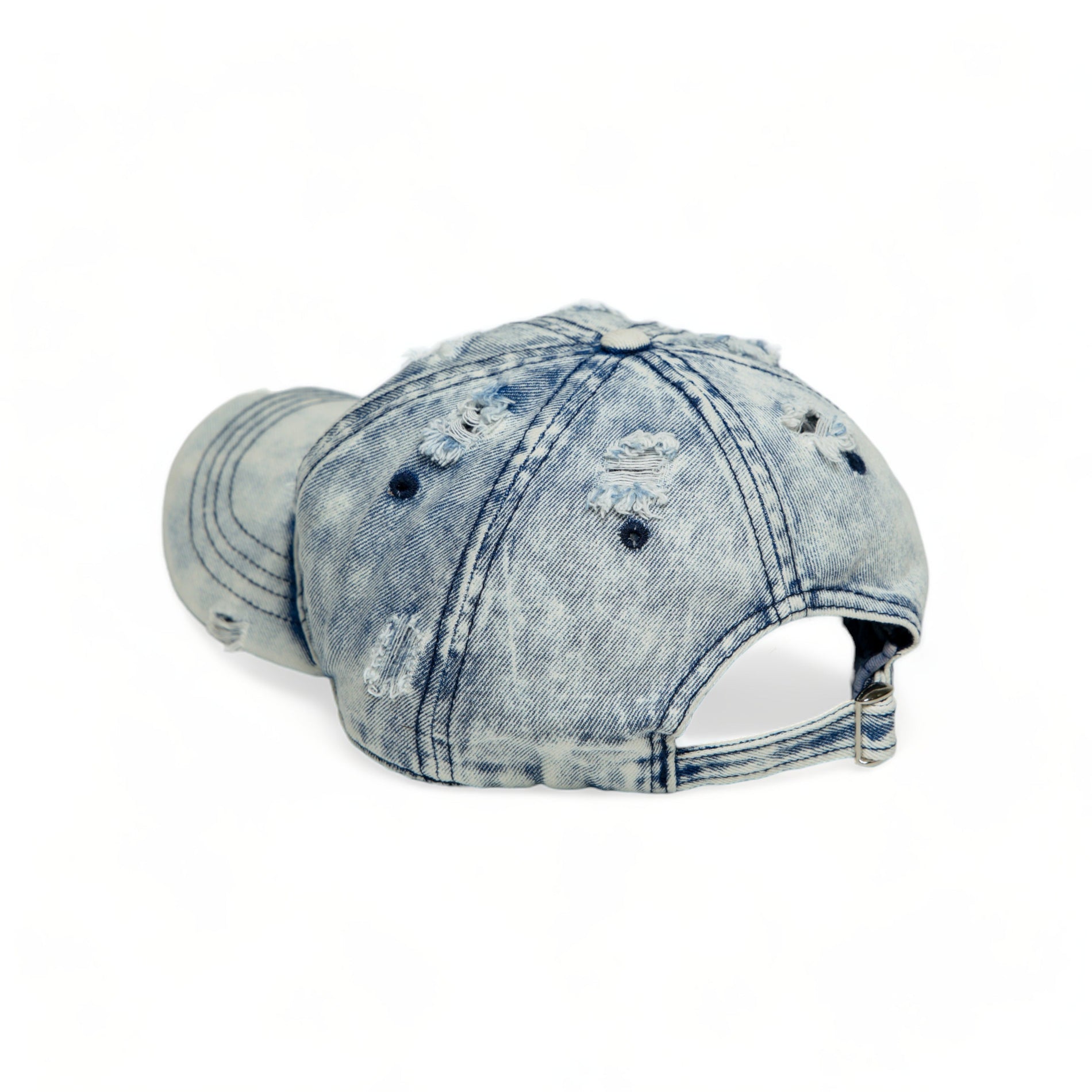 Chokore Chokore Distressed Denim Cap (Light Blue) Chokore Distressed Denim Cap (Light Blue) 