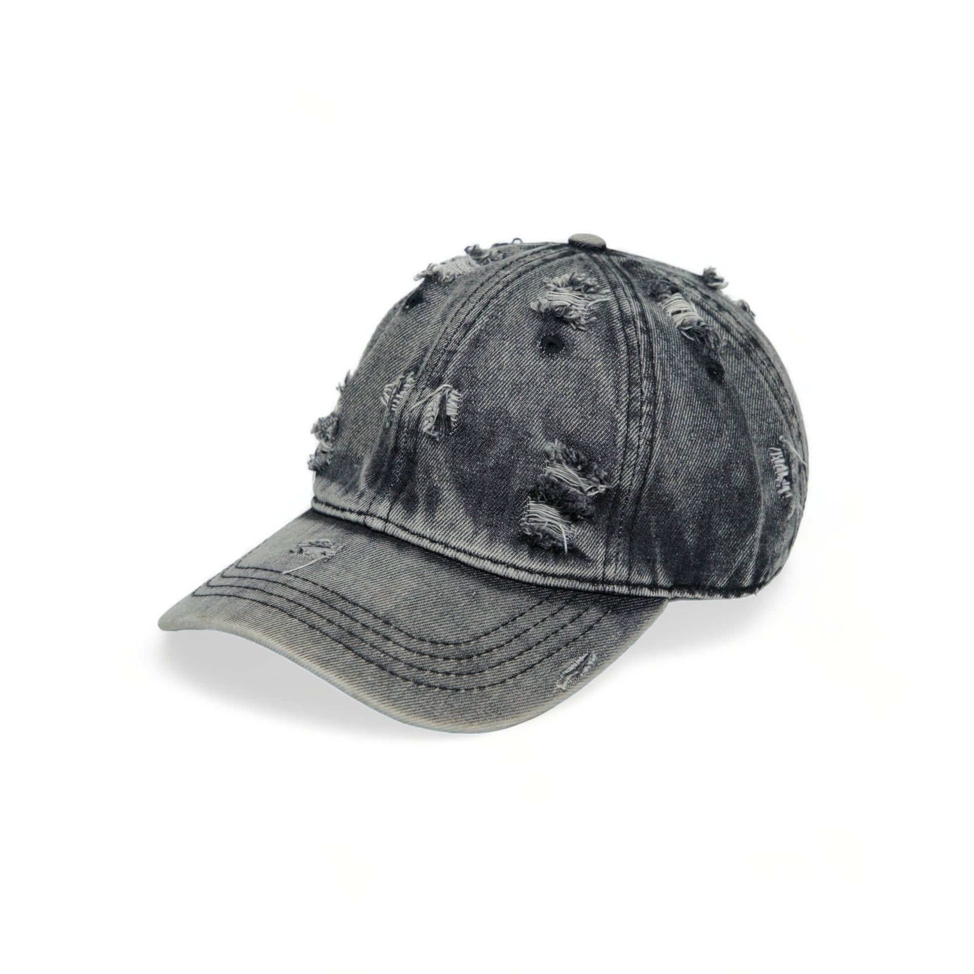 Chokore Chokore Distressed Denim Cap (Black) Chokore Distressed Denim Cap (Black) 