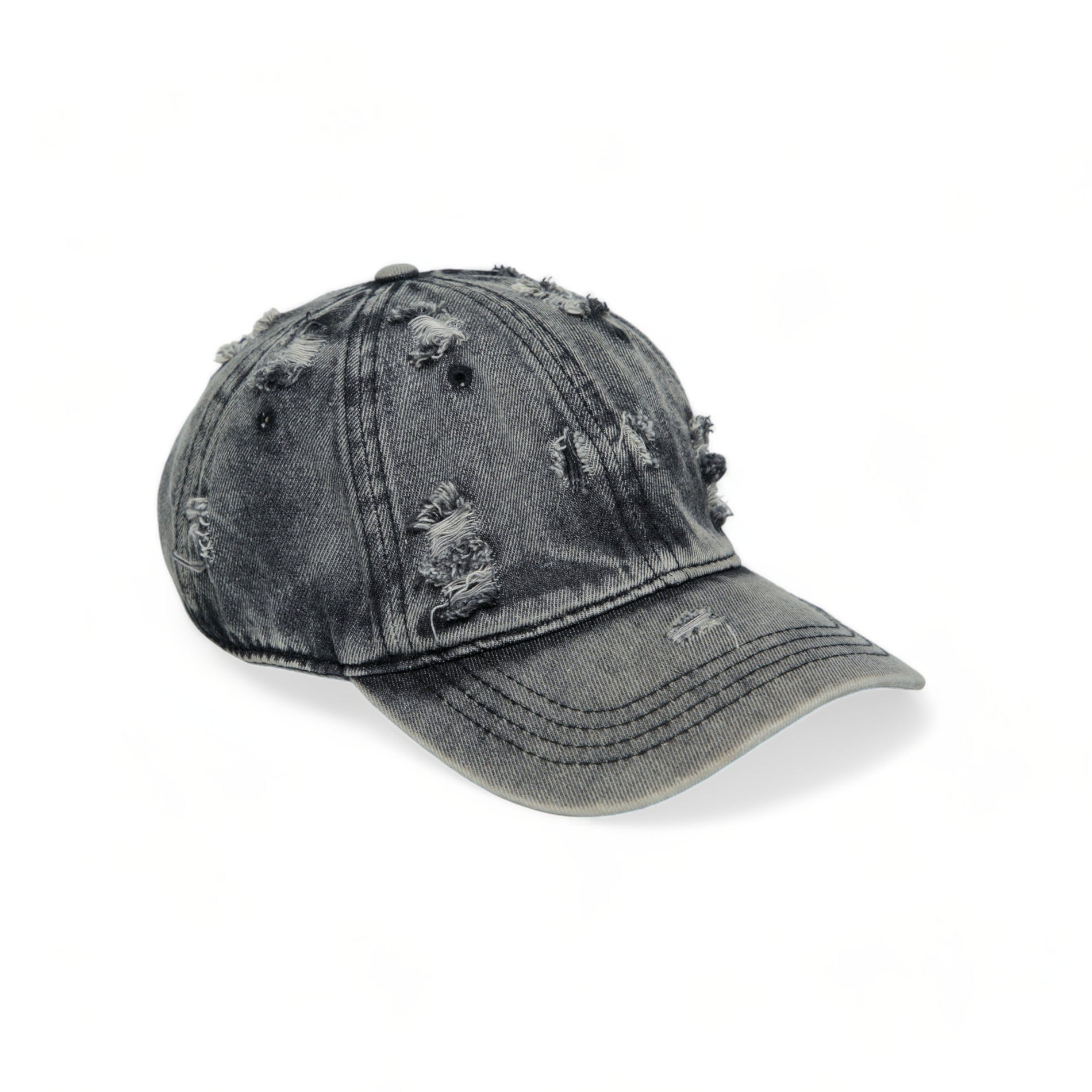 Chokore Chokore Distressed Denim Cap (Black) Chokore Distressed Denim Cap (Black) 