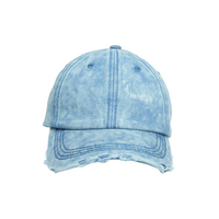 Chokore Chokore Distressed Denim Baseball Cap (Light Blue)