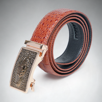 Chokore Chokore Alligator Buckle Pure Leather Belt (Brown)