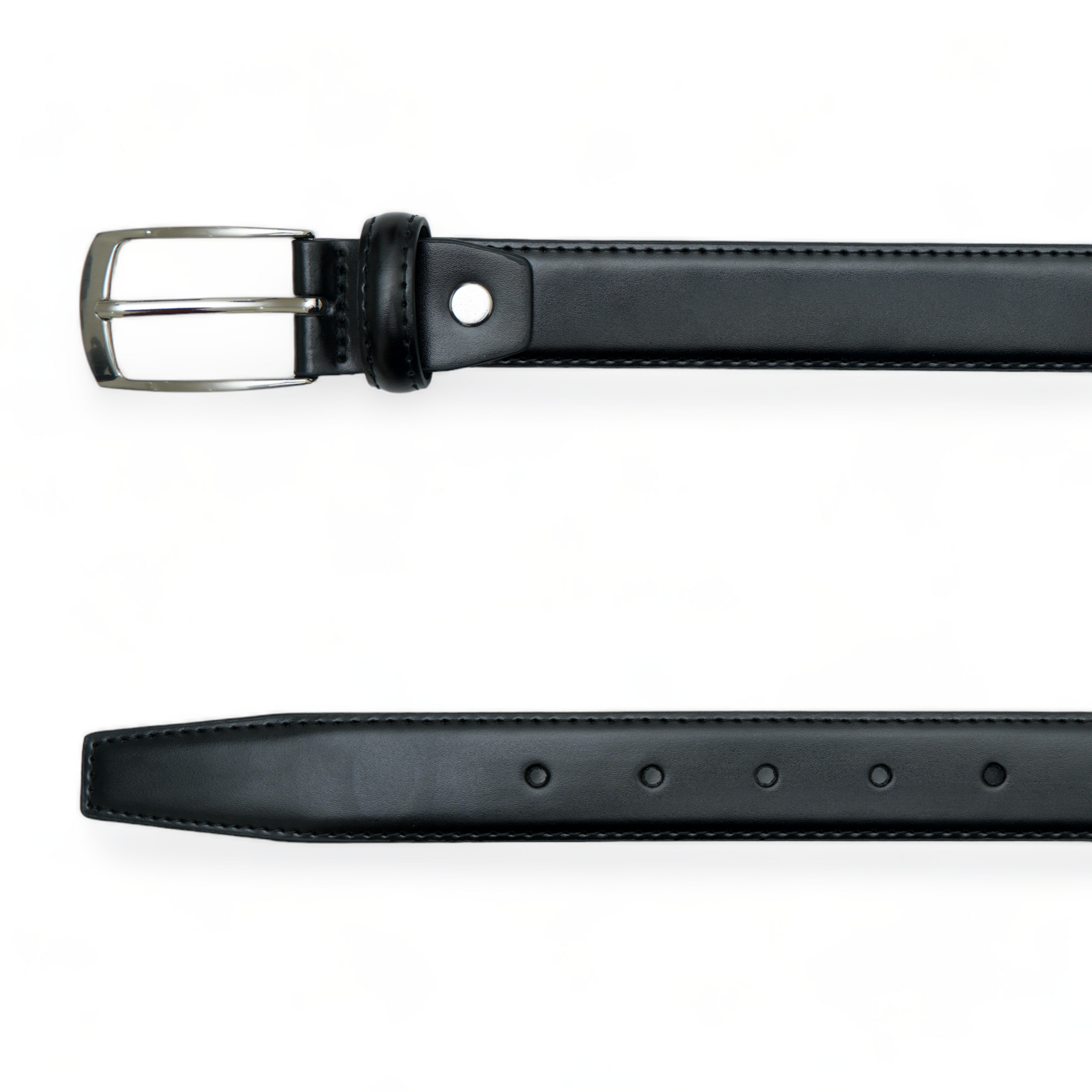 Chokore Chokore Vegan Leather Belt with Pin Buckle (Black) Chokore Vegan Leather Belt with Pin Buckle (Black) 