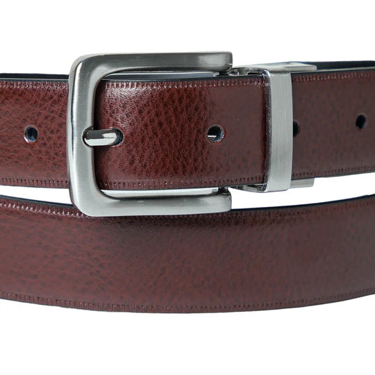 Chokore Chokore Reversible Cowhide Texture Belt (Brown) Chokore Reversible Cowhide Texture Belt (Brown) 