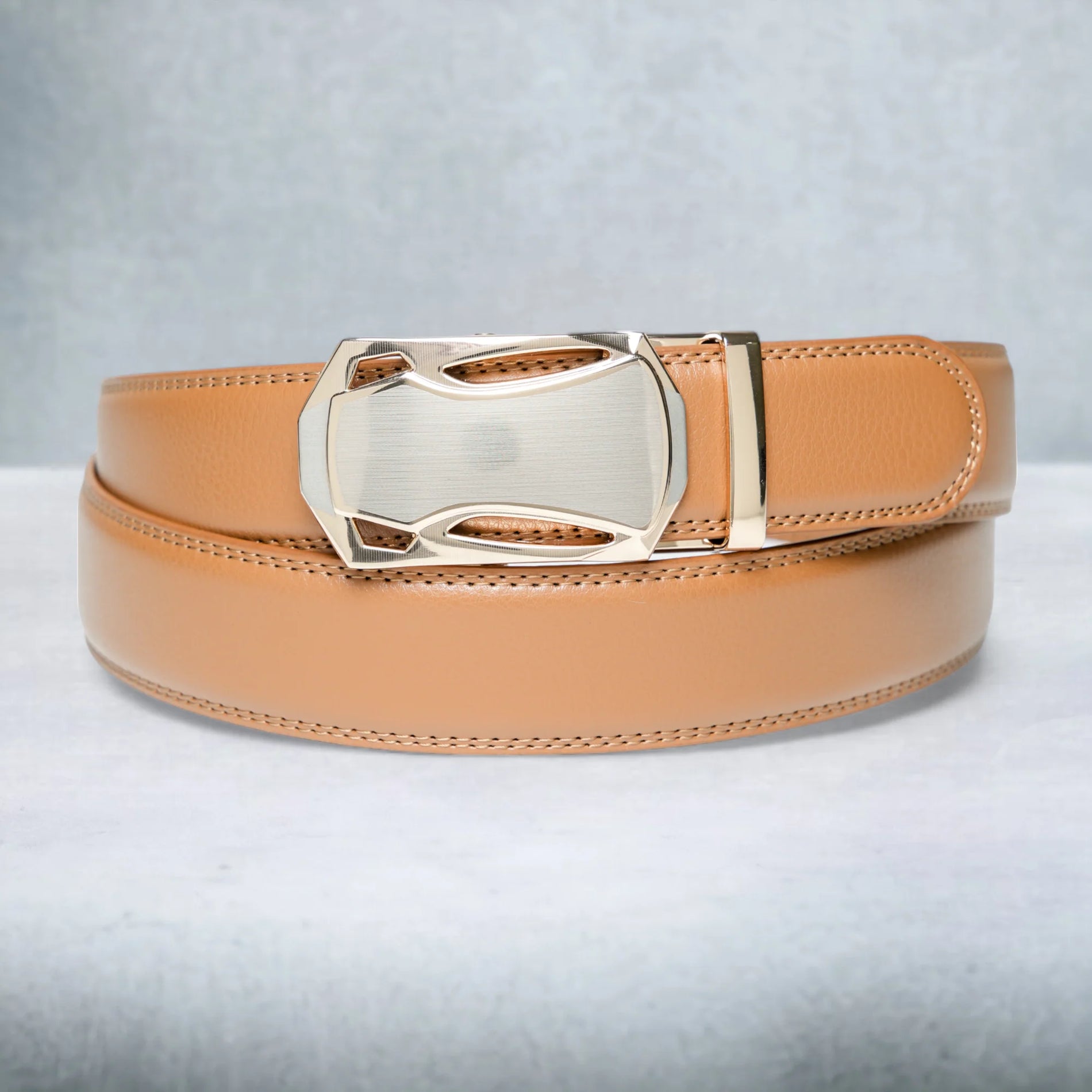 Chokore  Chokore Automatic Golden Buckle Belt (Brown) 