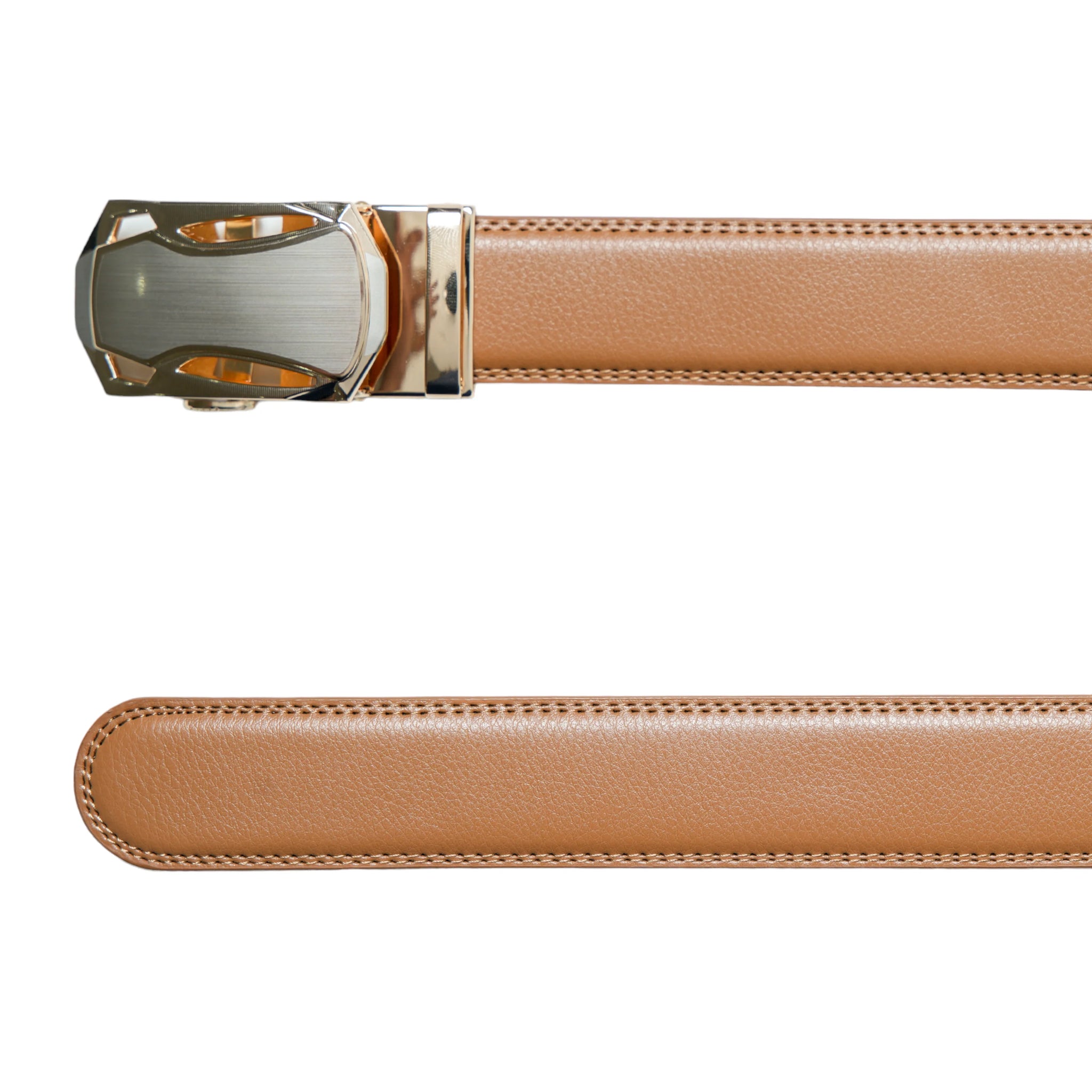 Chokore Automatic Golden Buckle Belt (Brown)