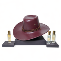 Chokore Chokore Special 2-in-1 Gift Set for Him (Leather Cowboy Hat, & Perfumes Combo)