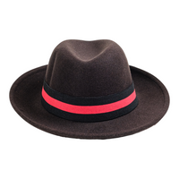 Chokore Chokore Double-tone Fedora Hat (Black)