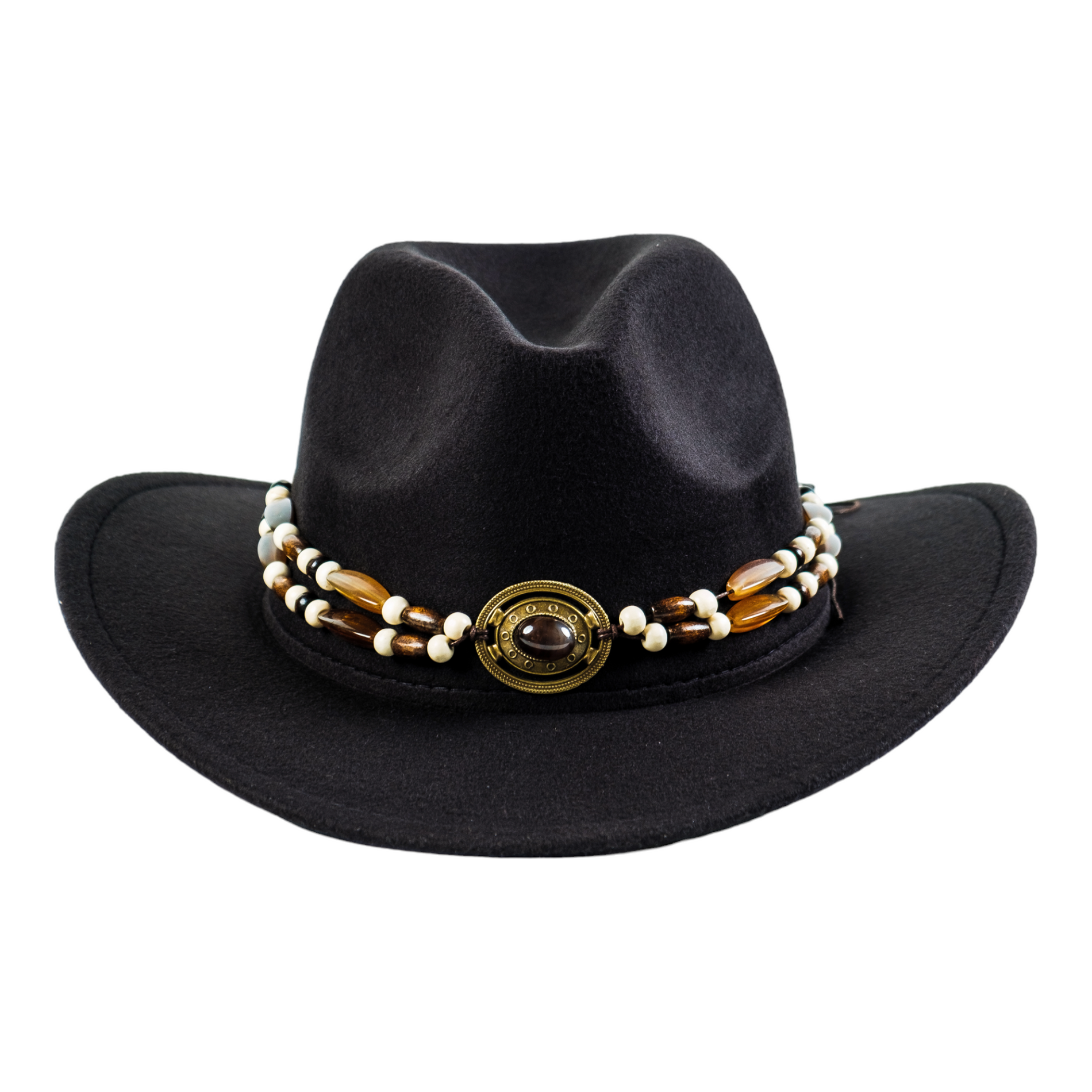 Chokore Chokore Tibetan Cowboy Hat (Black) Chokore Tibetan Cowboy Hat (Black) 