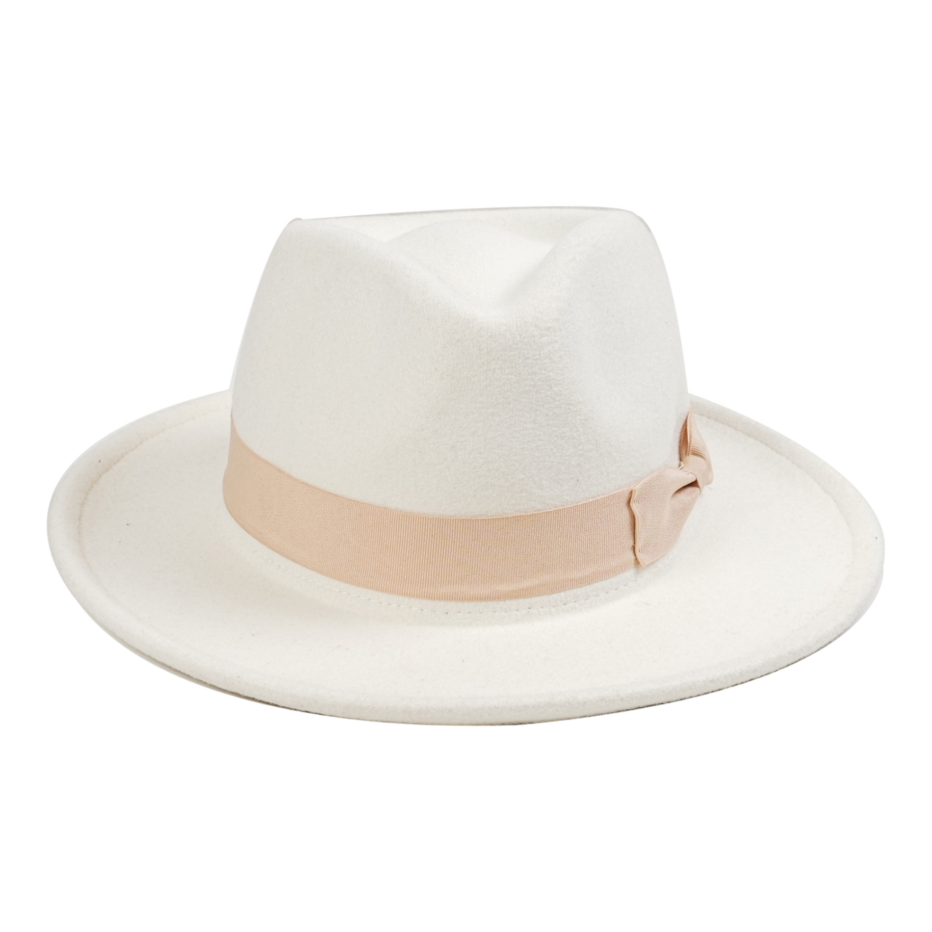 Chokore Chokore Fedora Hat with Bow Ribbon (White) Chokore Fedora Hat with Bow Ribbon (White) 