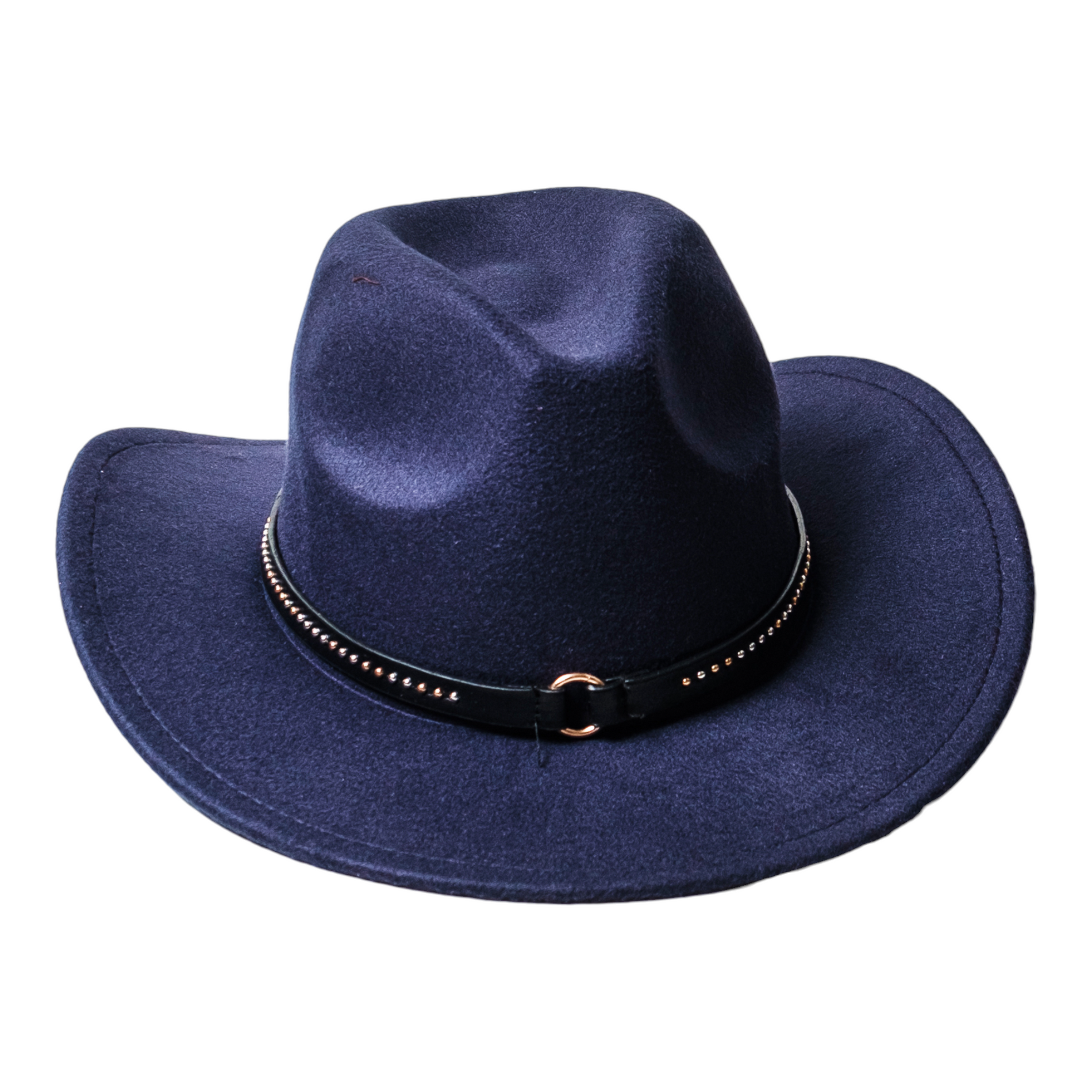 Chokore Chokore Cowboy Hat with Belt Band (Navy) Chokore Cowboy Hat with Belt Band (Navy) 