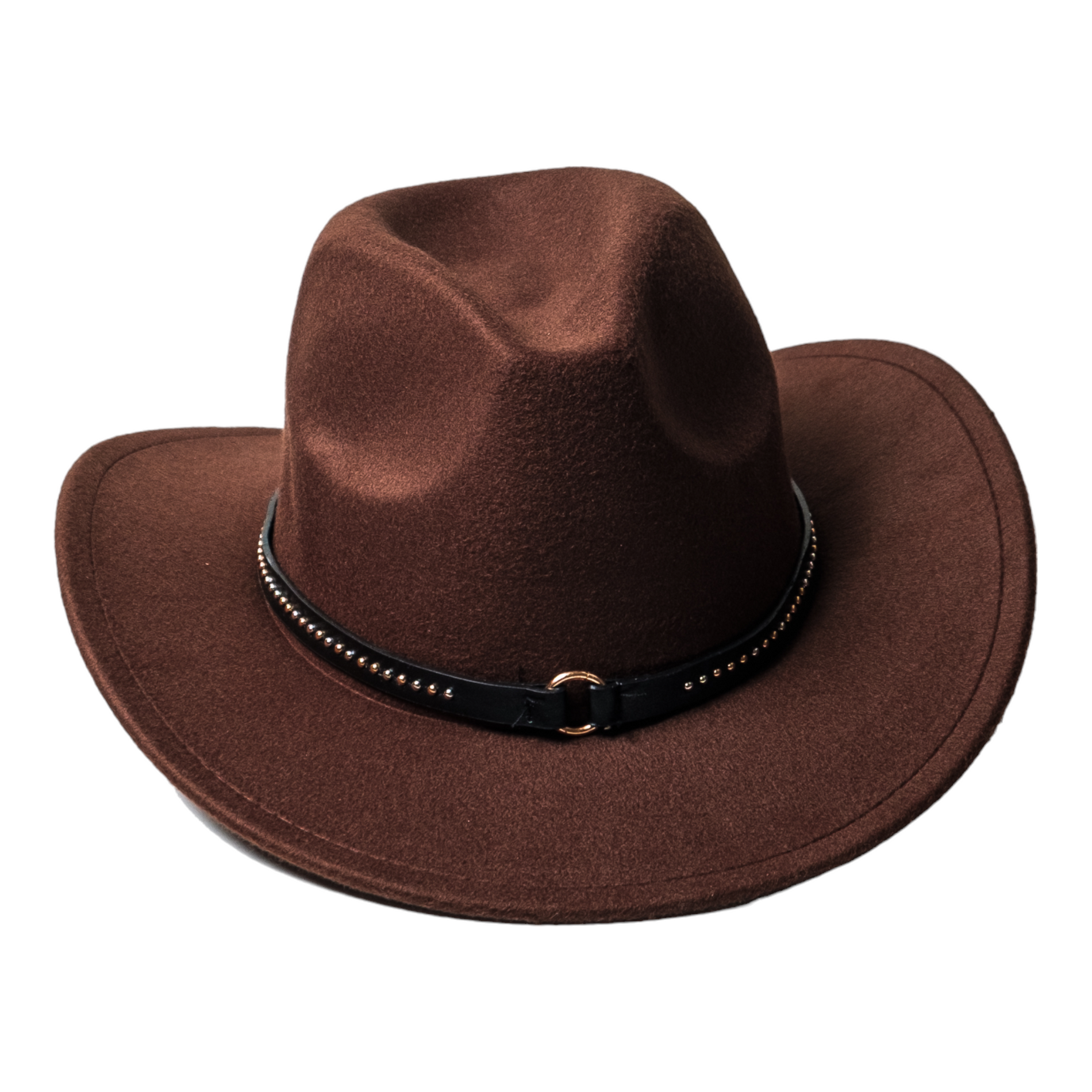 Chokore Chokore Cowboy Hat with Belt Band (Brown) Chokore Cowboy Hat with Belt Band (Brown) 